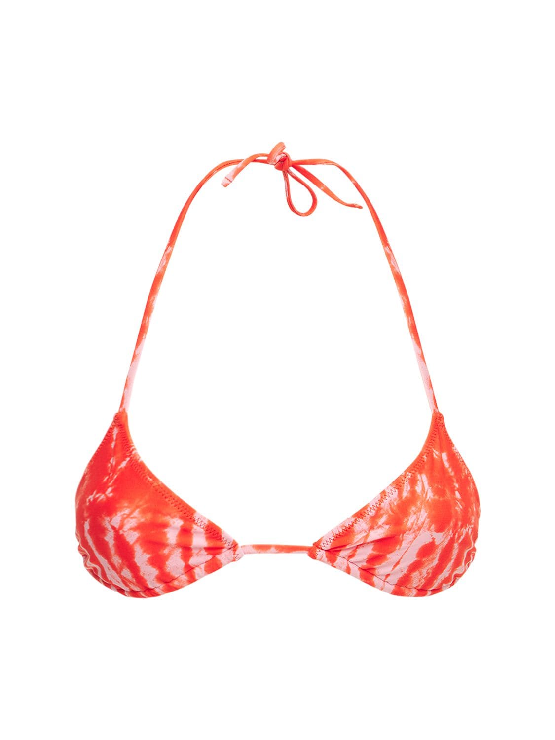 Praia Printed Recycled Tech Bikini Top