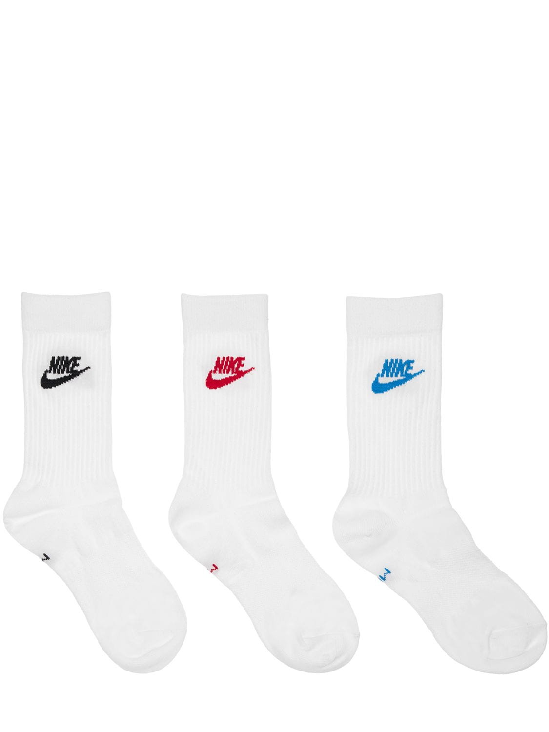 Nike Essential Crew Socks In White,multi