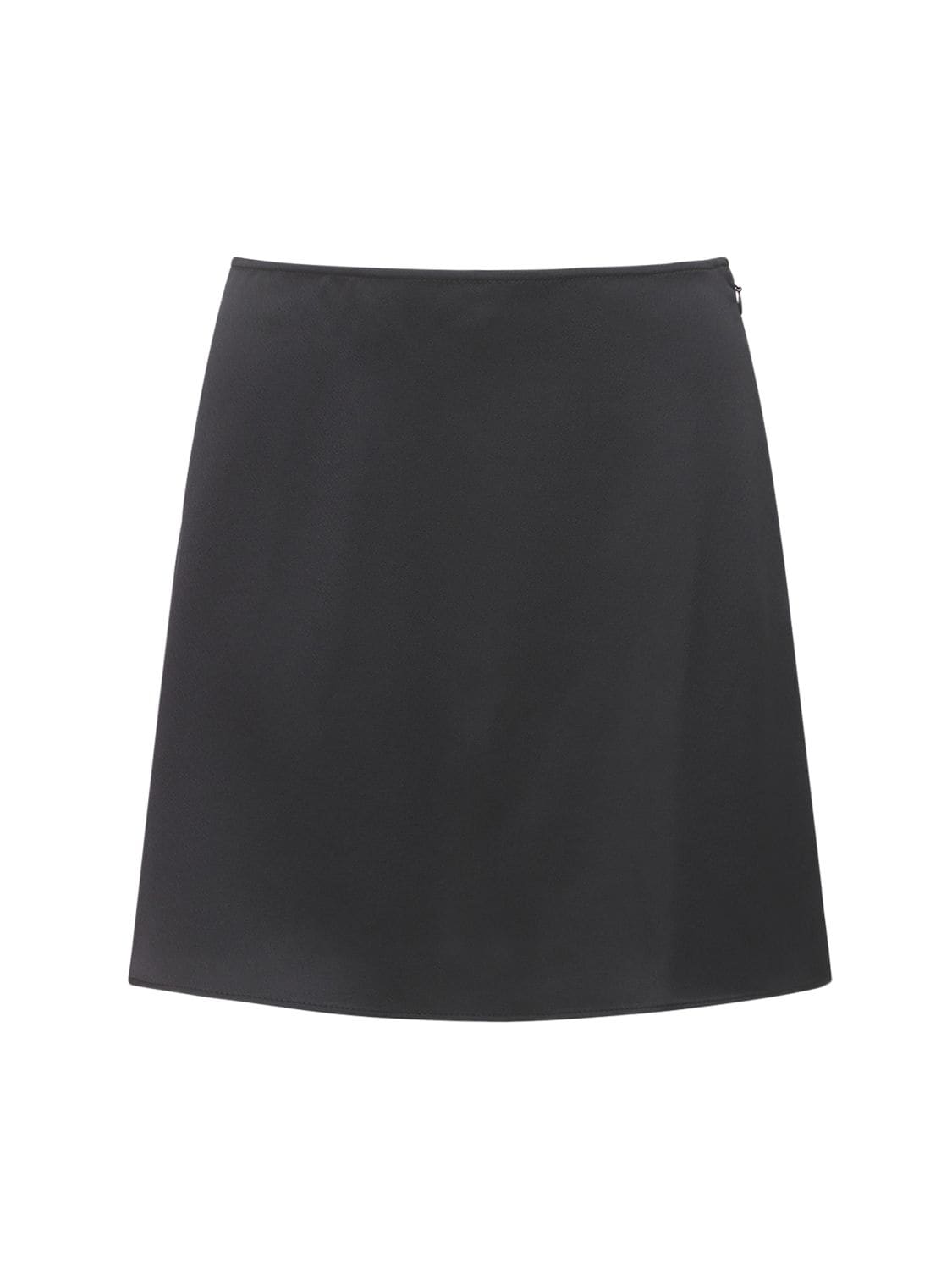 THE ANDAMANE Giada Envers Satin Mini Skirt