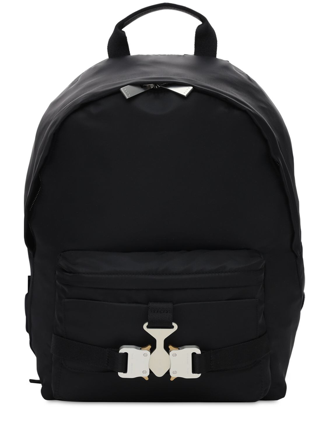 Alyx Tricon Buckle Nylon Backpack In Black,silver