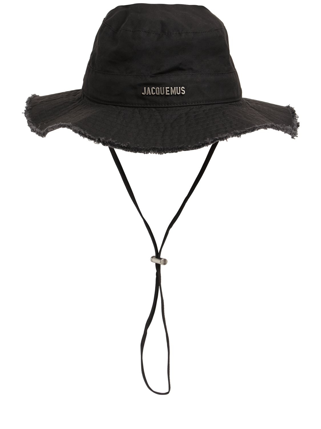 Shop Jacquemus Le Bob Artichaut Canvas Bucket Hat In Black
