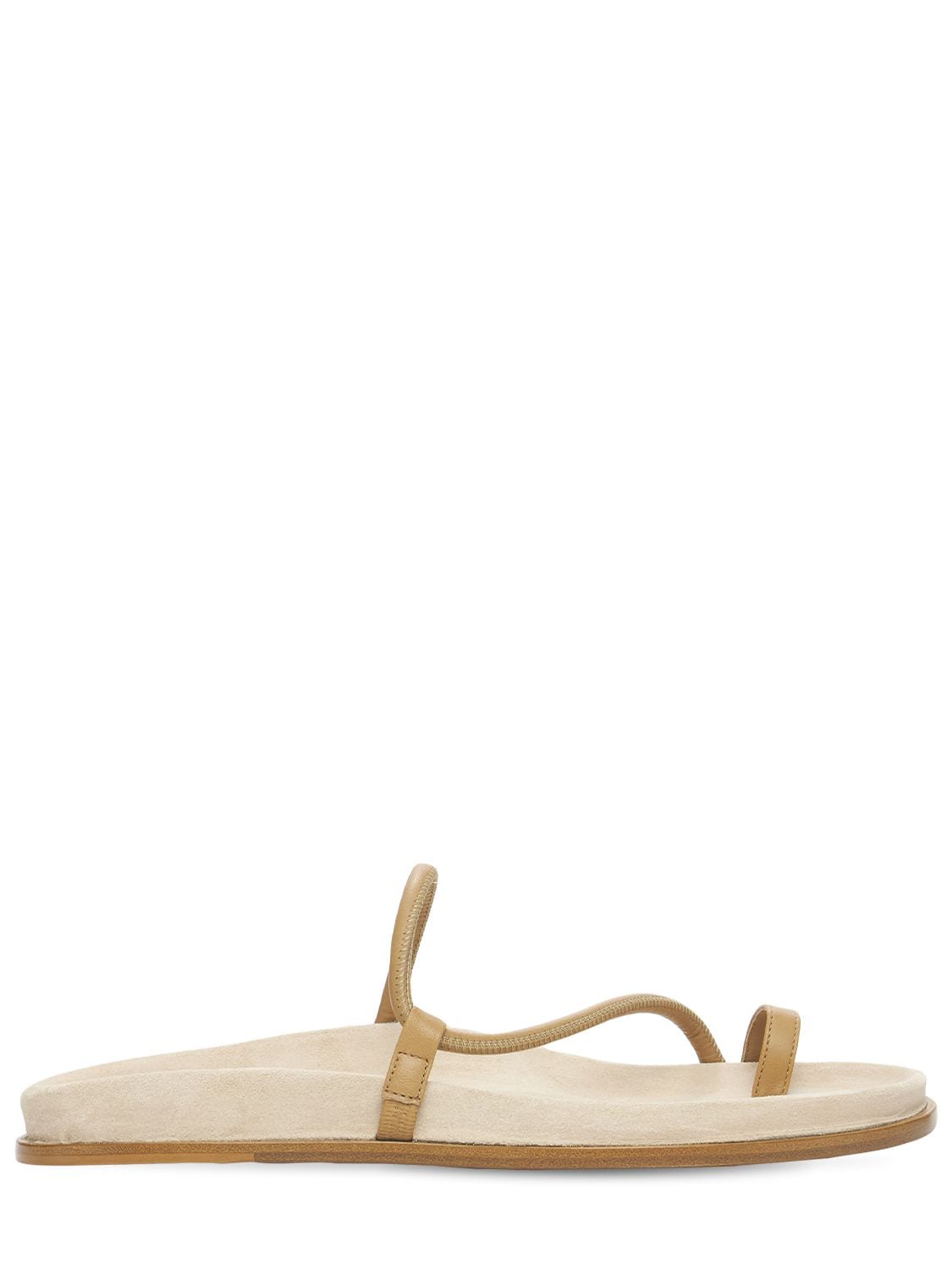 Emme Parsons 10mm Bari Leather Thong Sandals In Tan | ModeSens