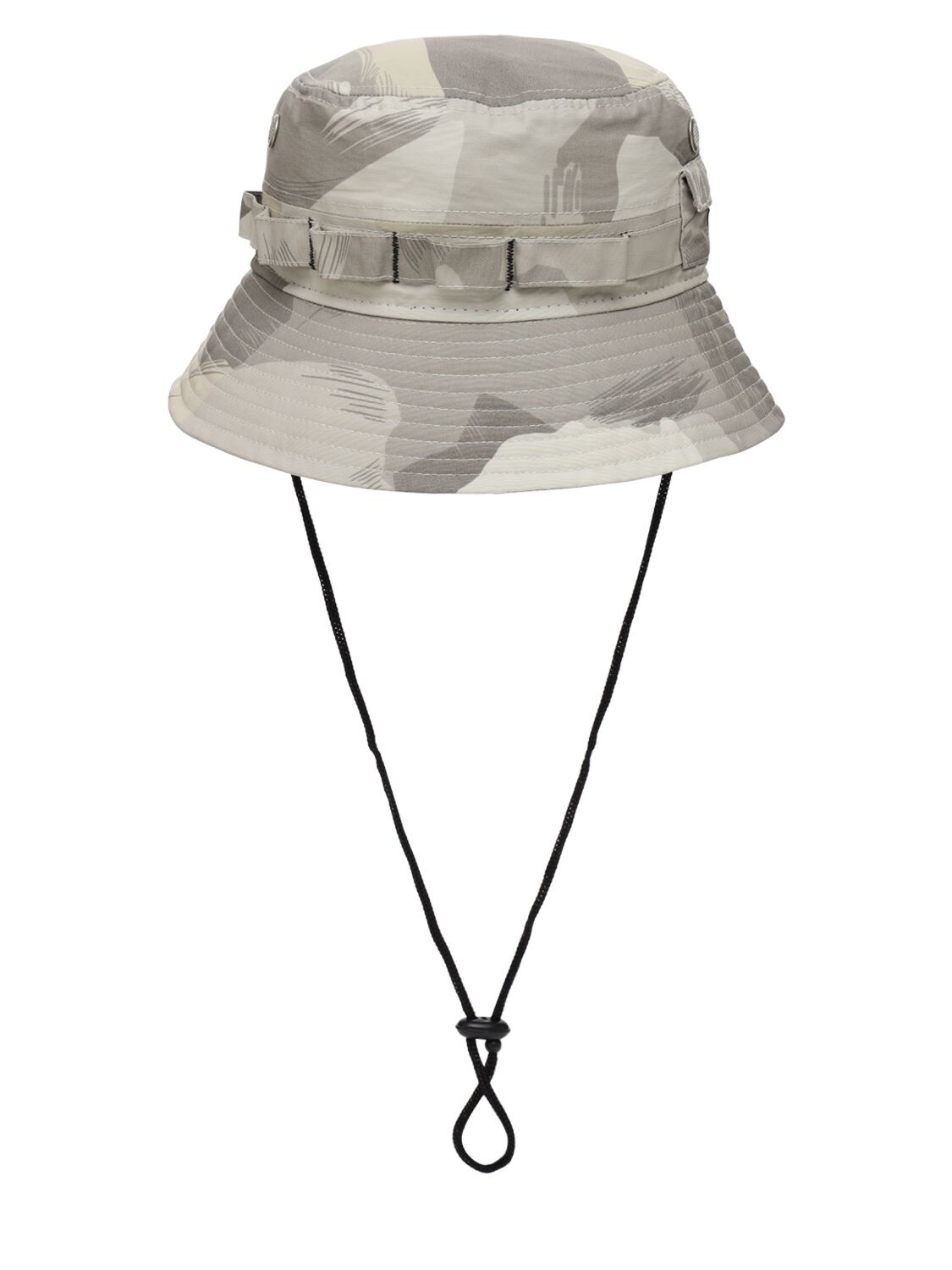 New Era Cotton Camo Adventurer Bucket Hat In Grey,multi