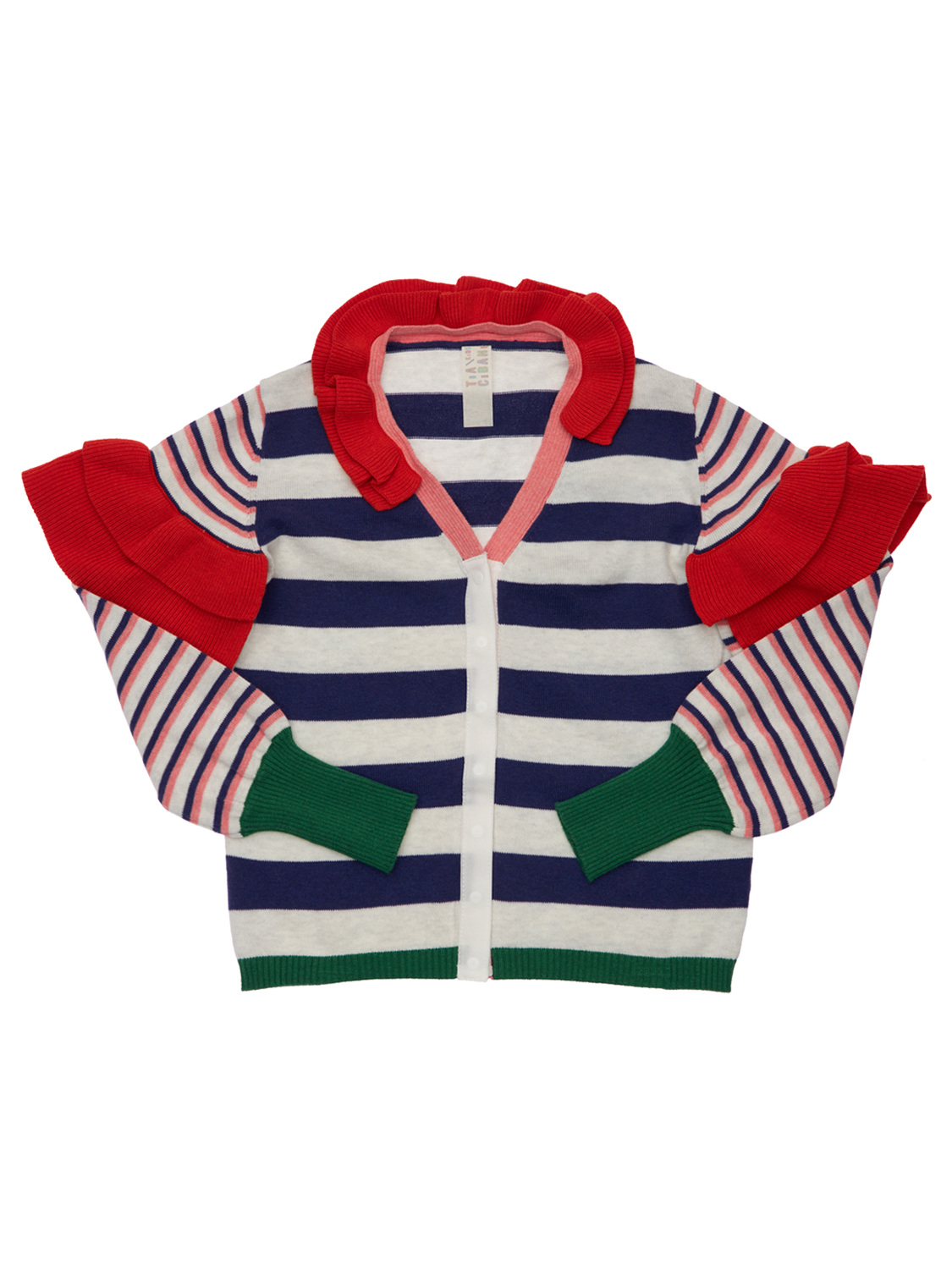Cardigan Aus Baumwollstrick