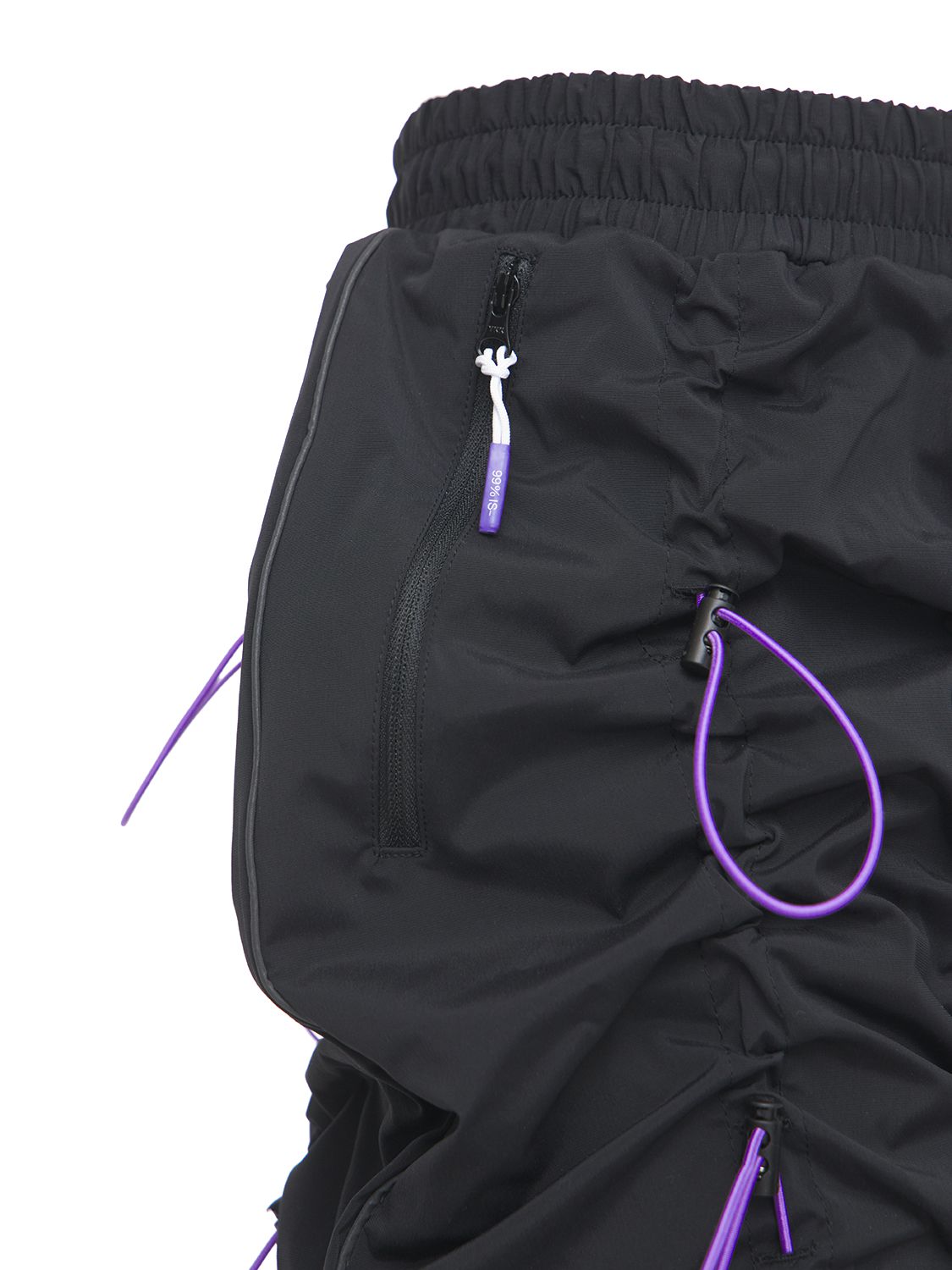99PERCENTIS BLACK & PURPLE GOBCHANG PANTS
