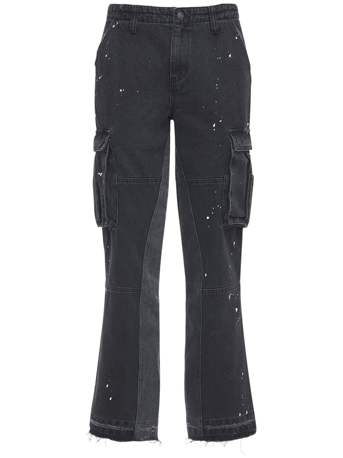 JADED LONDON PAINT SPLATTER PANELED CARGO PANTS 73IXTZ008-QKXBQ0S1