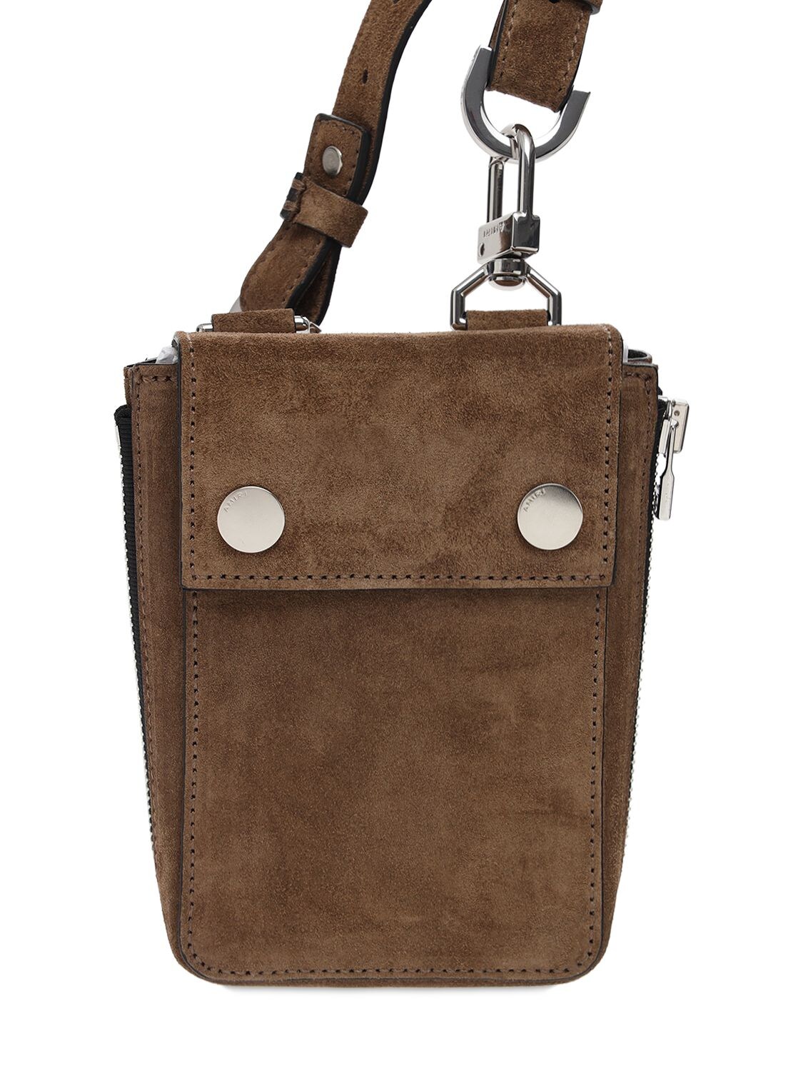 Amiri Double-pouch Suede Harness in Brown for Men