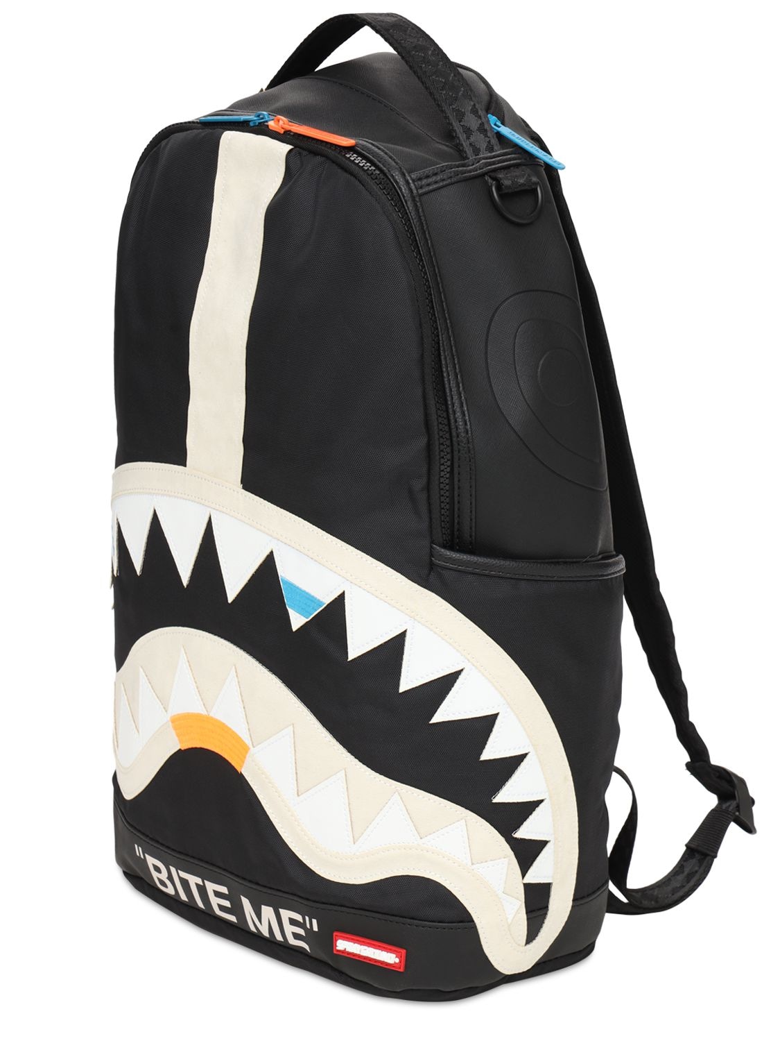 Sprayground Bite Me Shark: Black Backpack | ModeSens