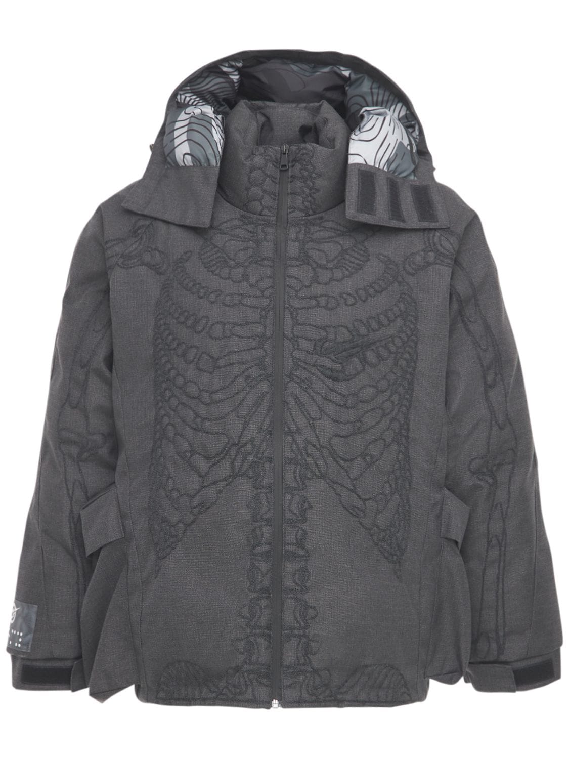 Ultrasound Embroidered Puffer Jacket