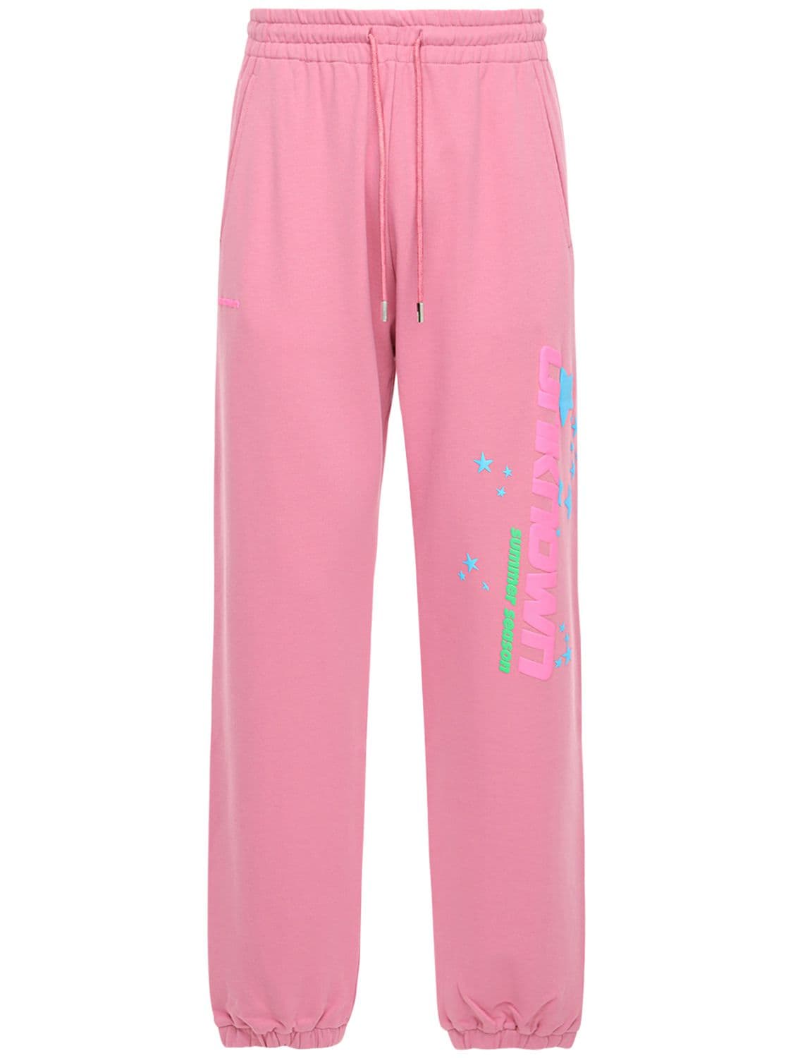 Unknown Season Washed Cotton Sweatpants In Pink