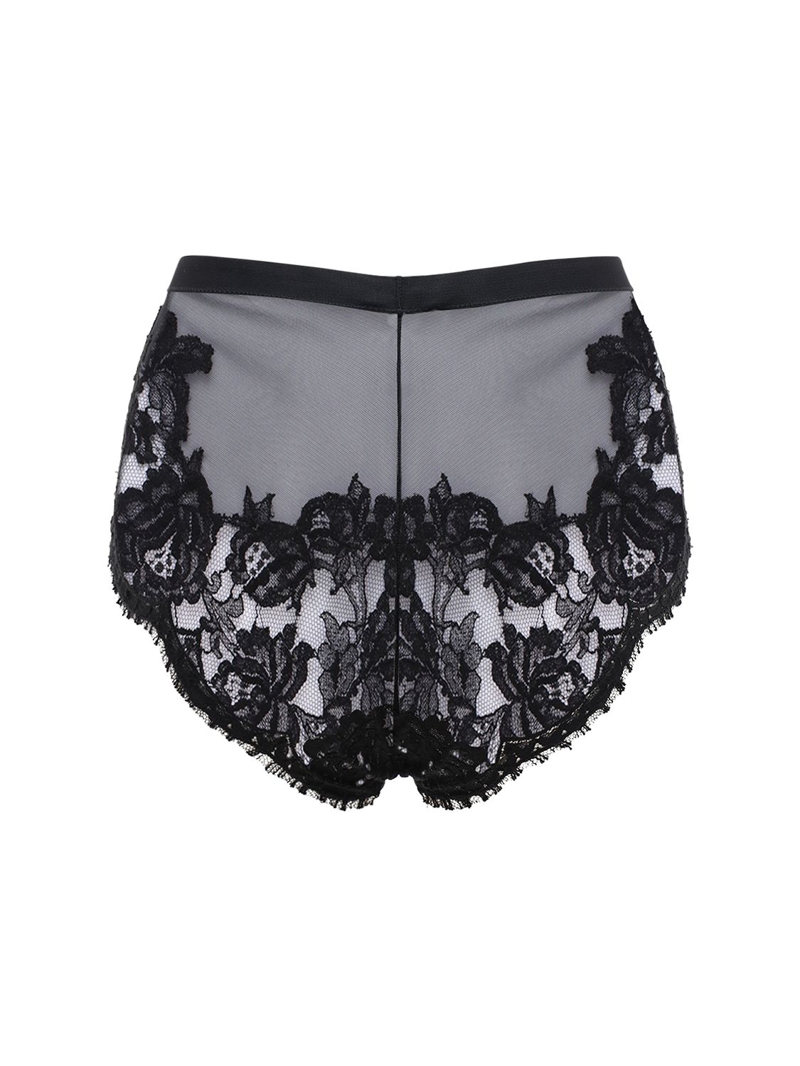 LA PERLA LAWINIA ROSE HIGH WAIST LACE BRIEFS