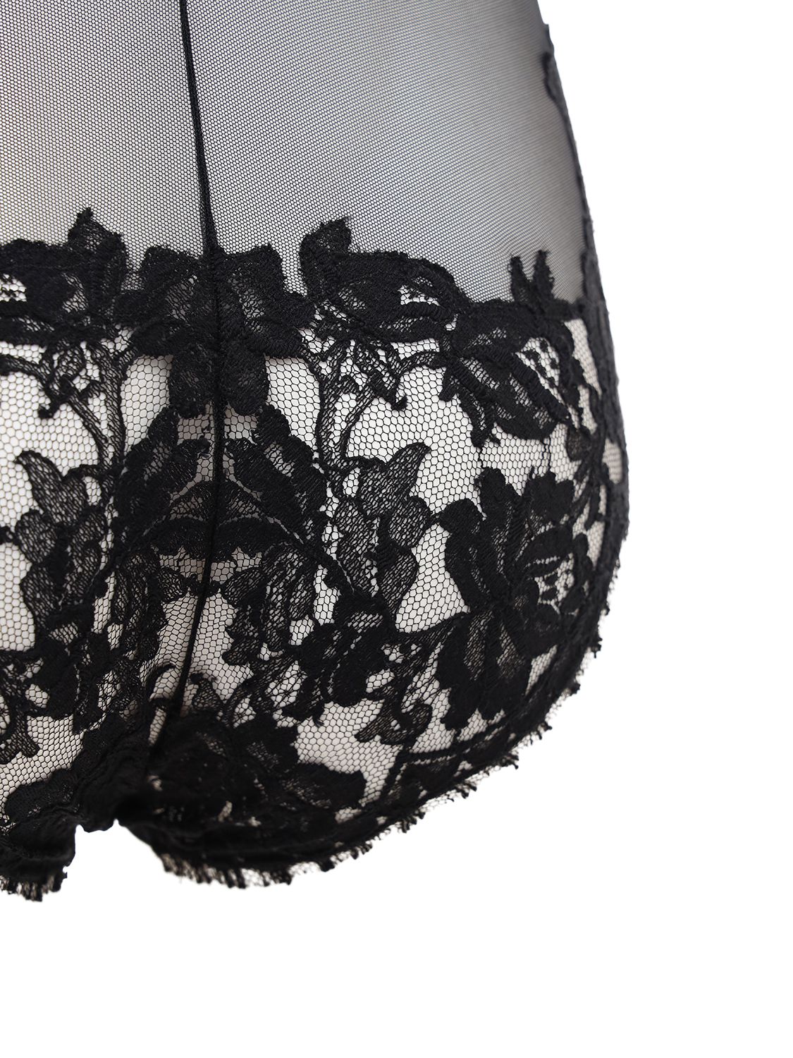 LA PERLA LAWINIA ROSE HIGH WAIST LACE BRIEFS