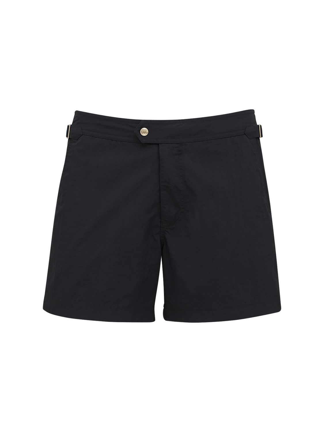 Klassische Badeshorts Aus Nylonfaille