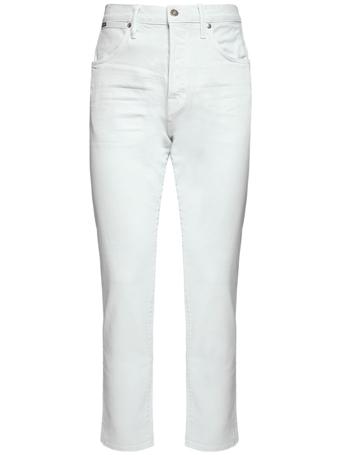 TOM FORD TAPERED FIT COMFORT DENIM PANTS,73IY27011-QJAY0