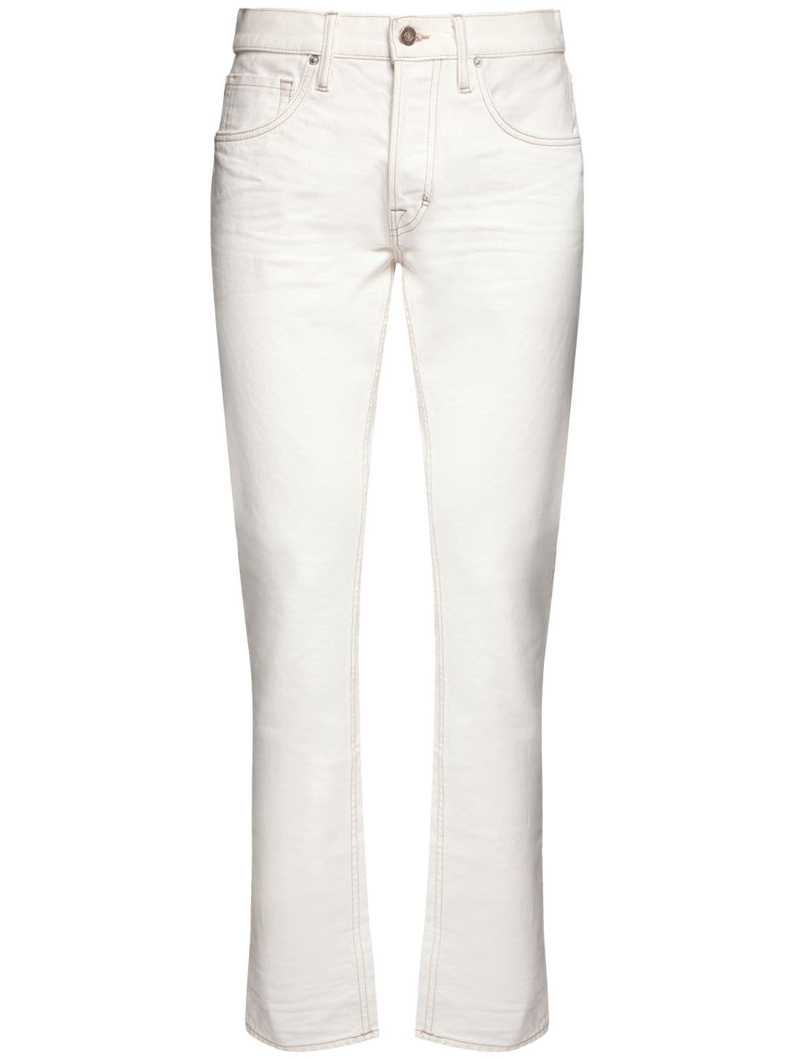 TOM FORD TAPERED FIT COMFORT DENIM trousers,73IY27011-TJEX0