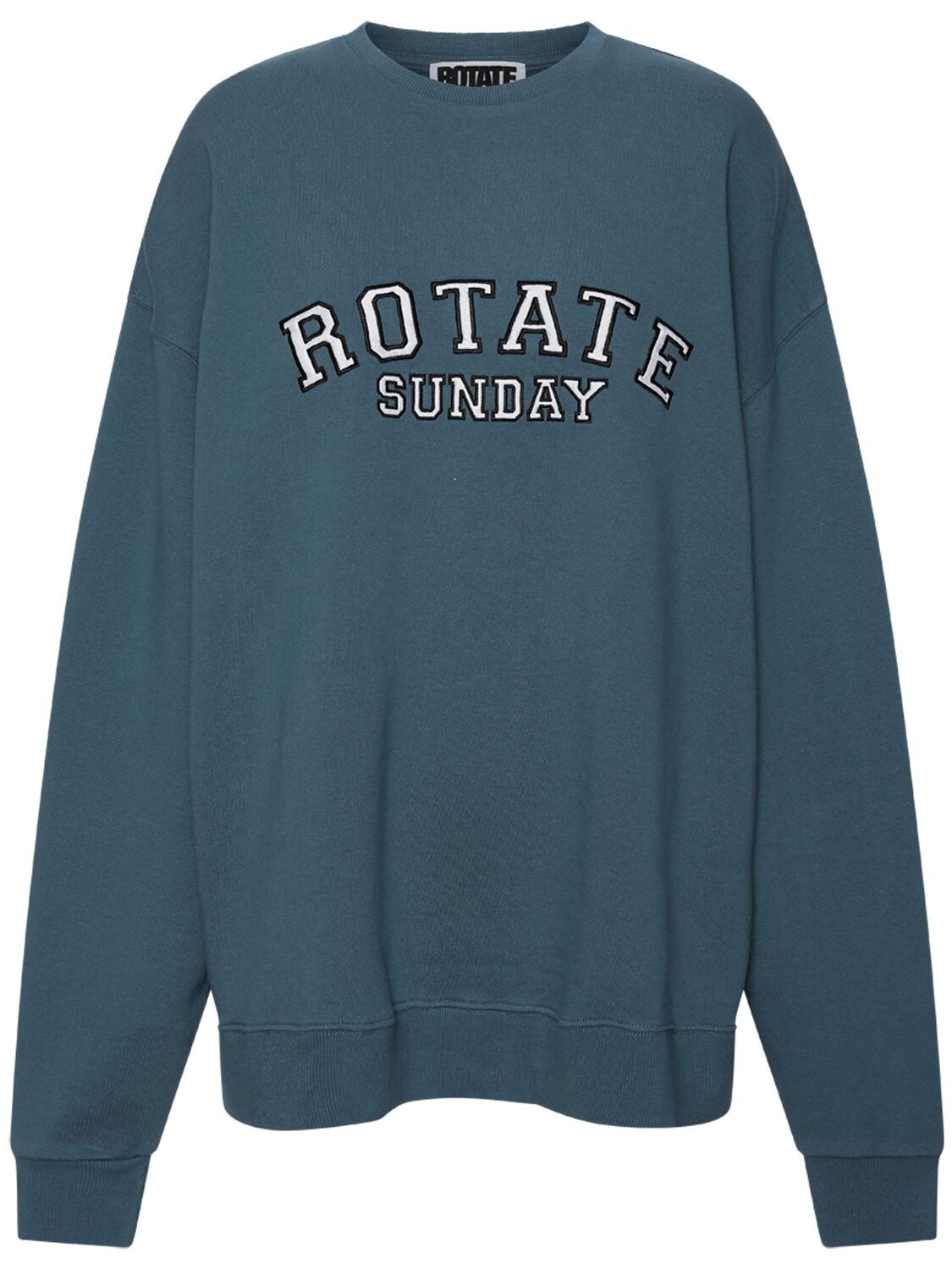 ROTATE BIRGER CHRISTENSEN SUNDAY CAPSULE JERSEY IRIS SWEATSHIRT,73IY2T007-MTKTNDMXOA2