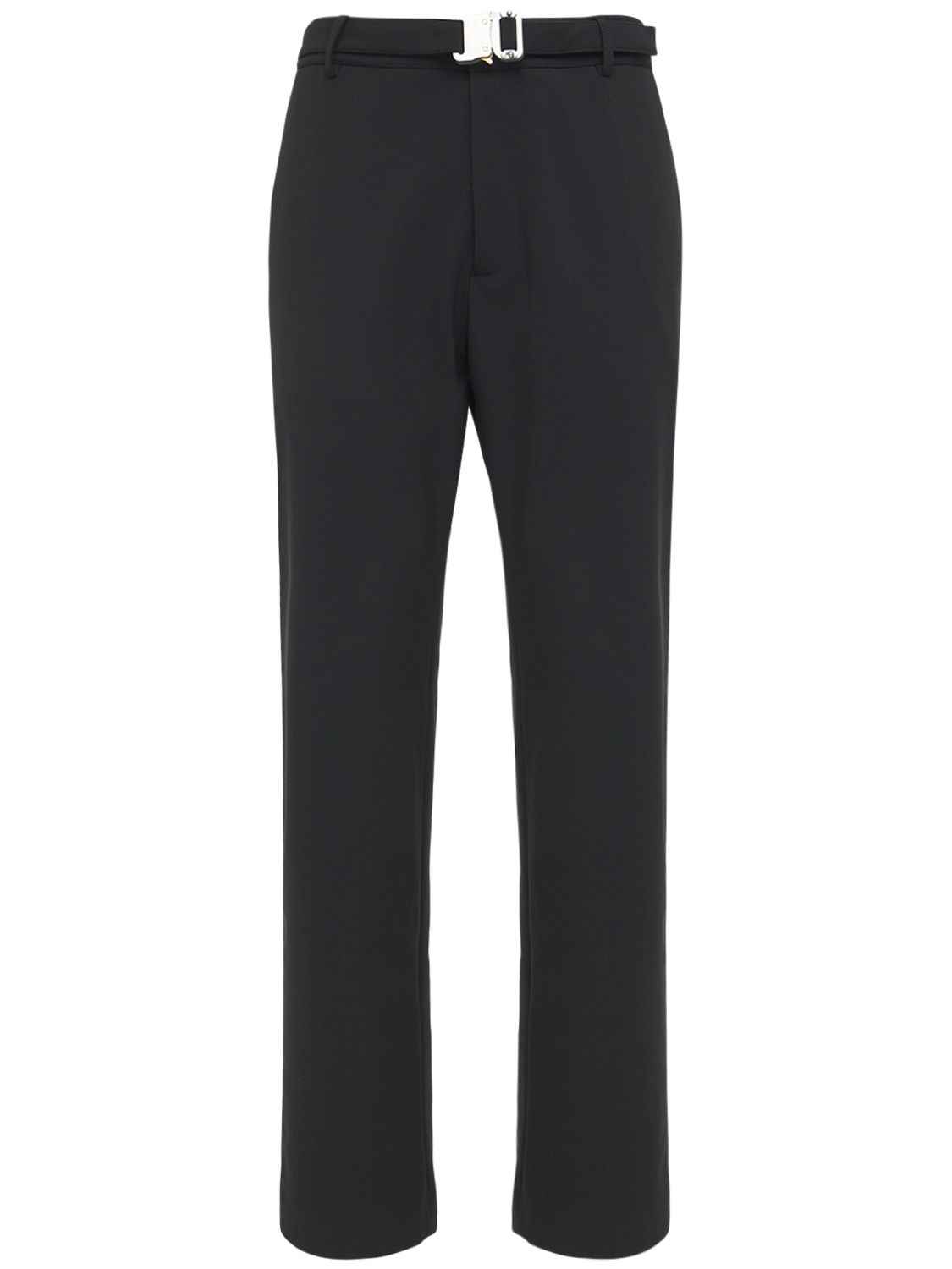 Hose Aus Wollmischsatin Mit Metallschnalle