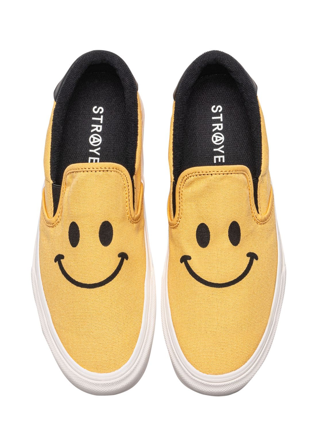 Straye Ventura Smile Butter Cream Sneakers In Yellow