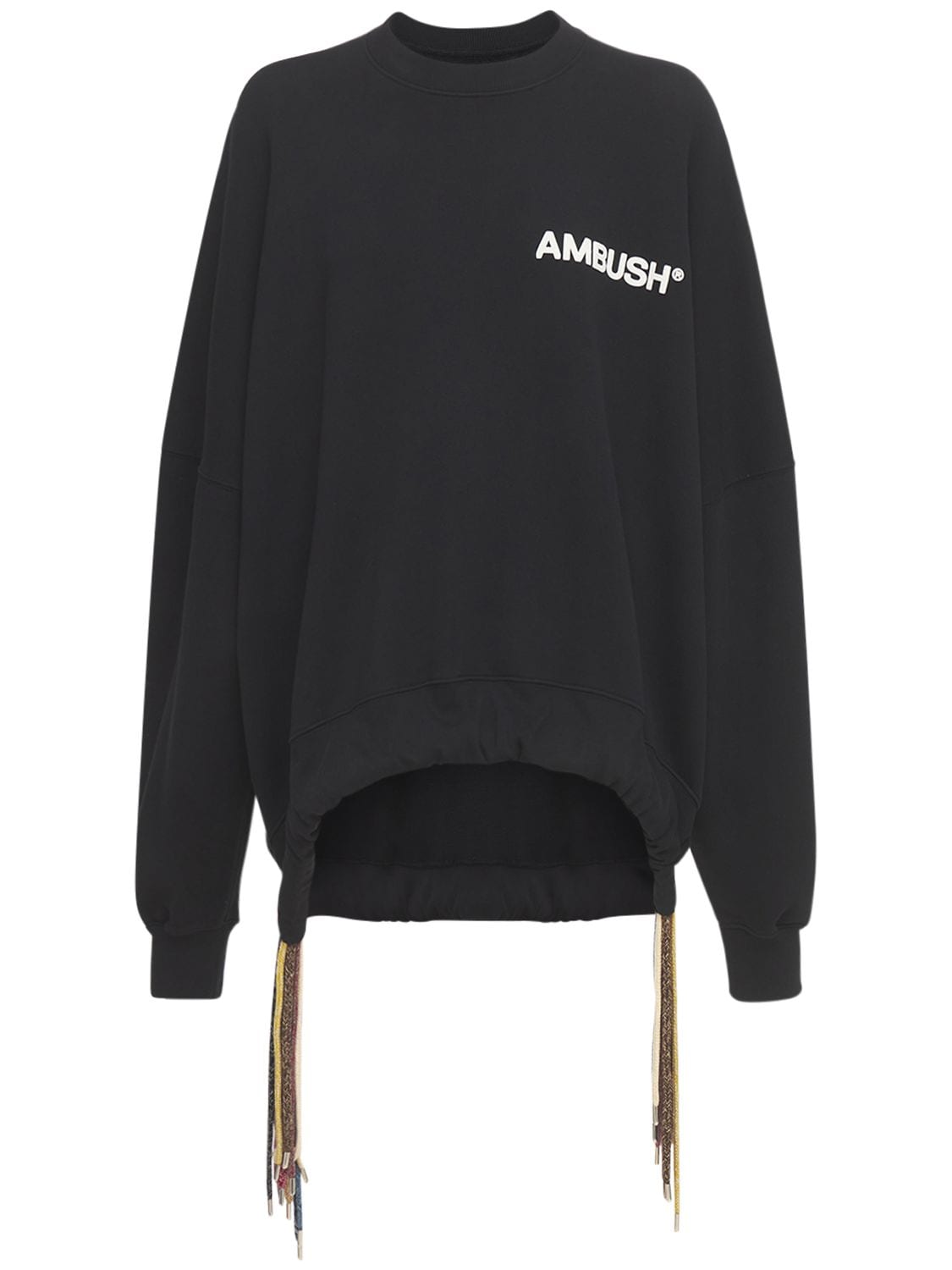 AMBUSH MULTICORD LOGO JERSEY SWEATSHIRT,73IY5J003-MTAWNA2