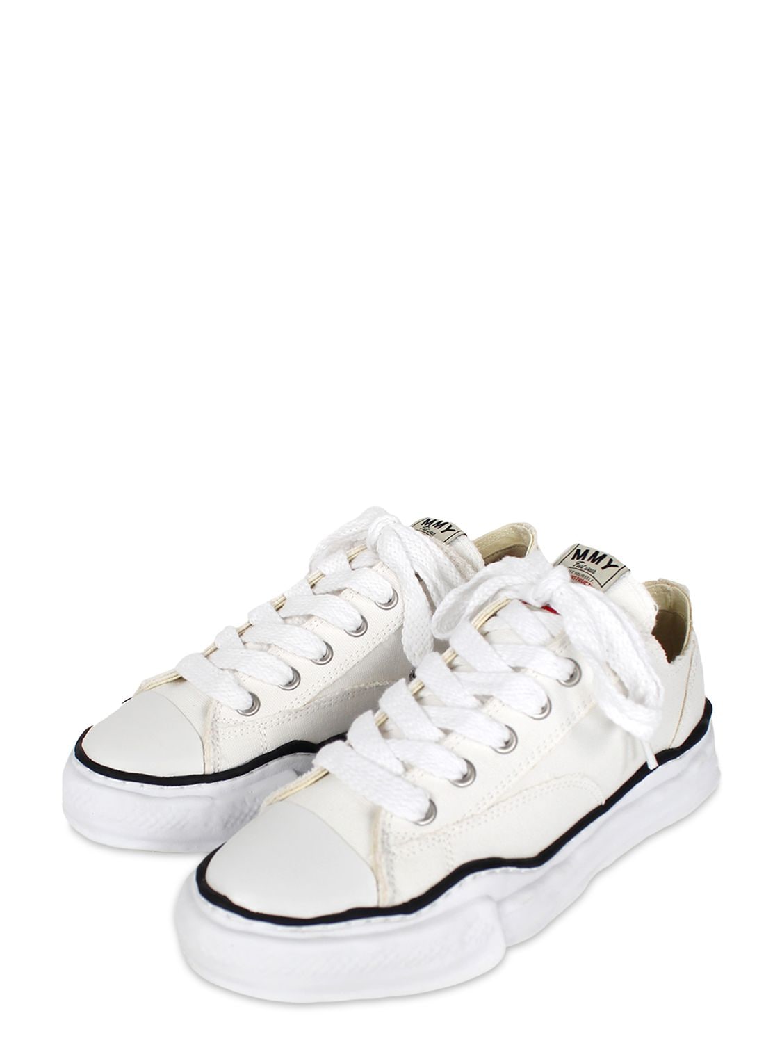 Miharayasuhiro Original Sole Canvas Low Sneakers In White