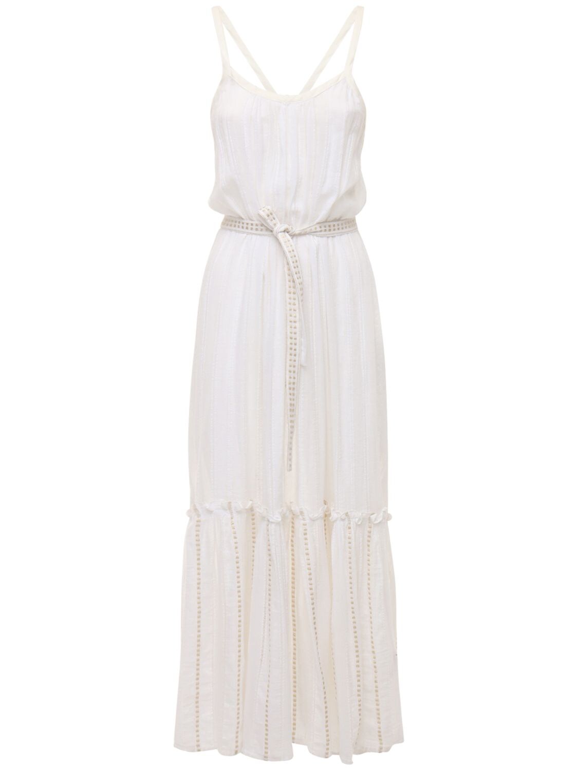 Lemlem - Kelali sun cotton long dress - White | Luisaviaroma