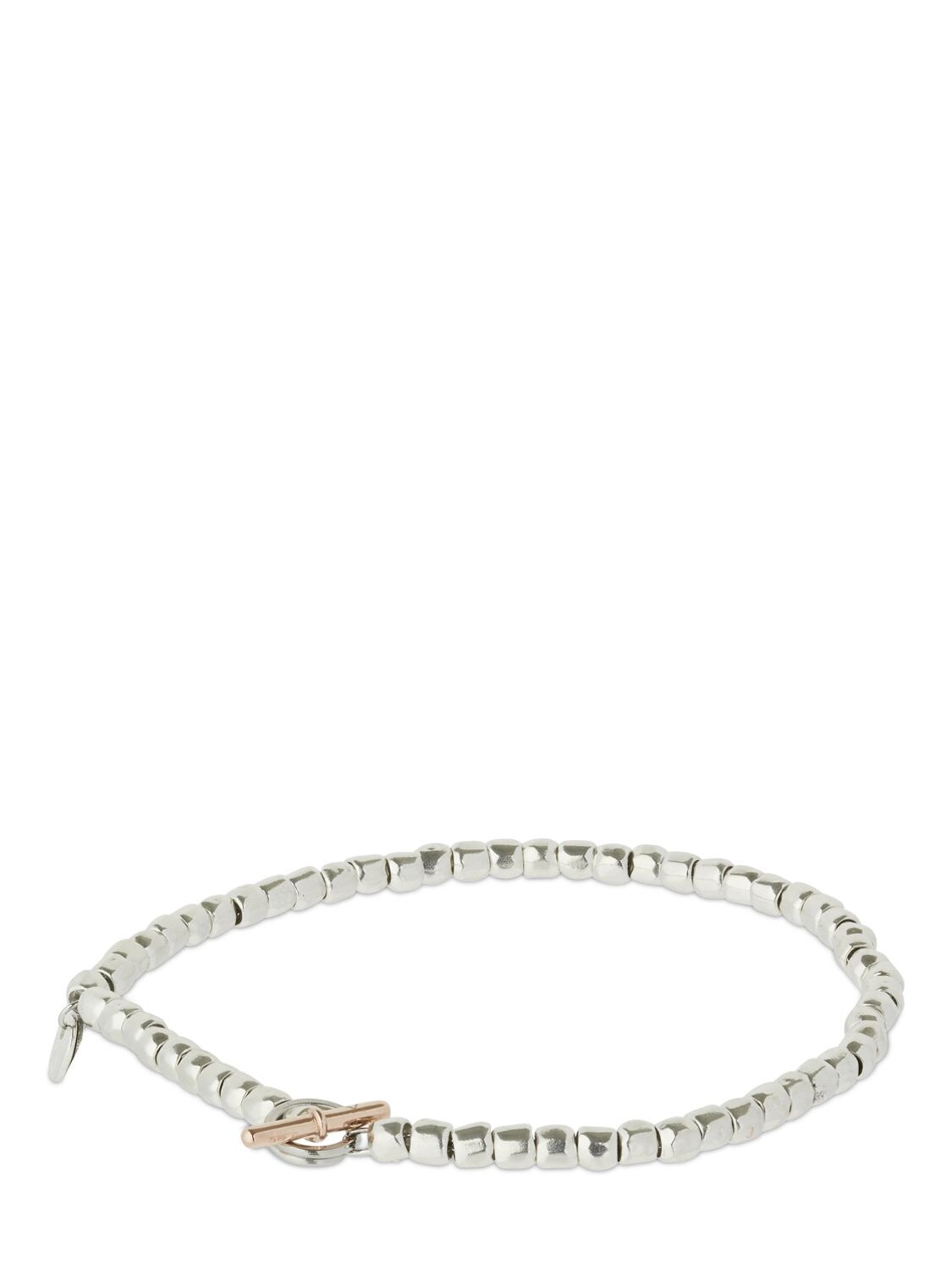 Shop Dodo Mini Granelli Chain Bracelet In Silver