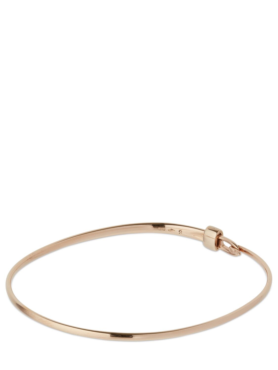 Shop Dodo 9kt Rose Gold Essential Bangle Bracelet