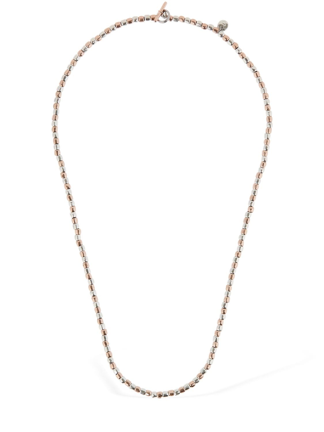 DODO 9KT GRANELLI TWO TONE CHAIN NECKLACE,73IY6C013-RZLBTVG1