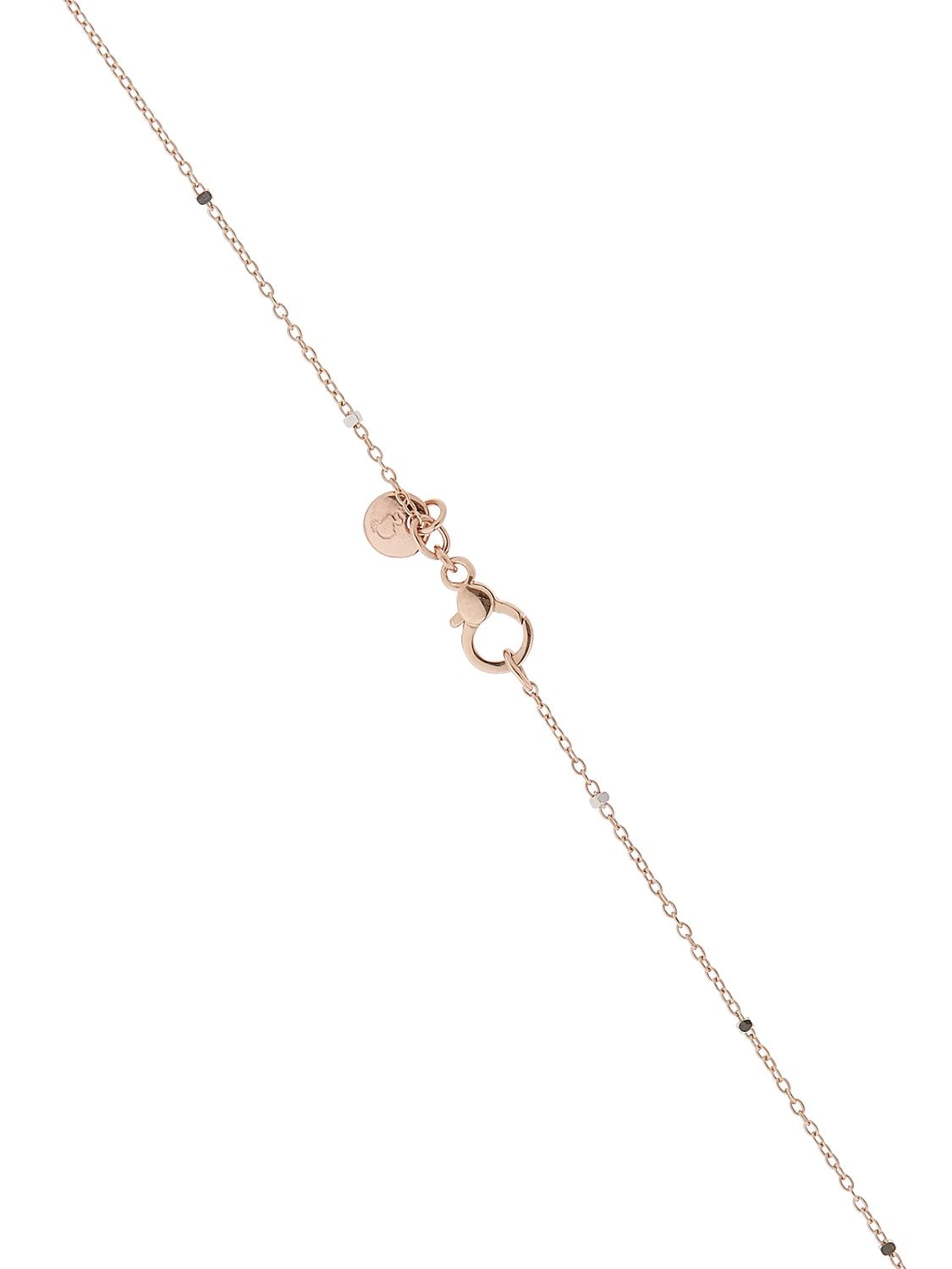 Shop Dodo 9kt Rose Gold Mini Moon Collar Necklace