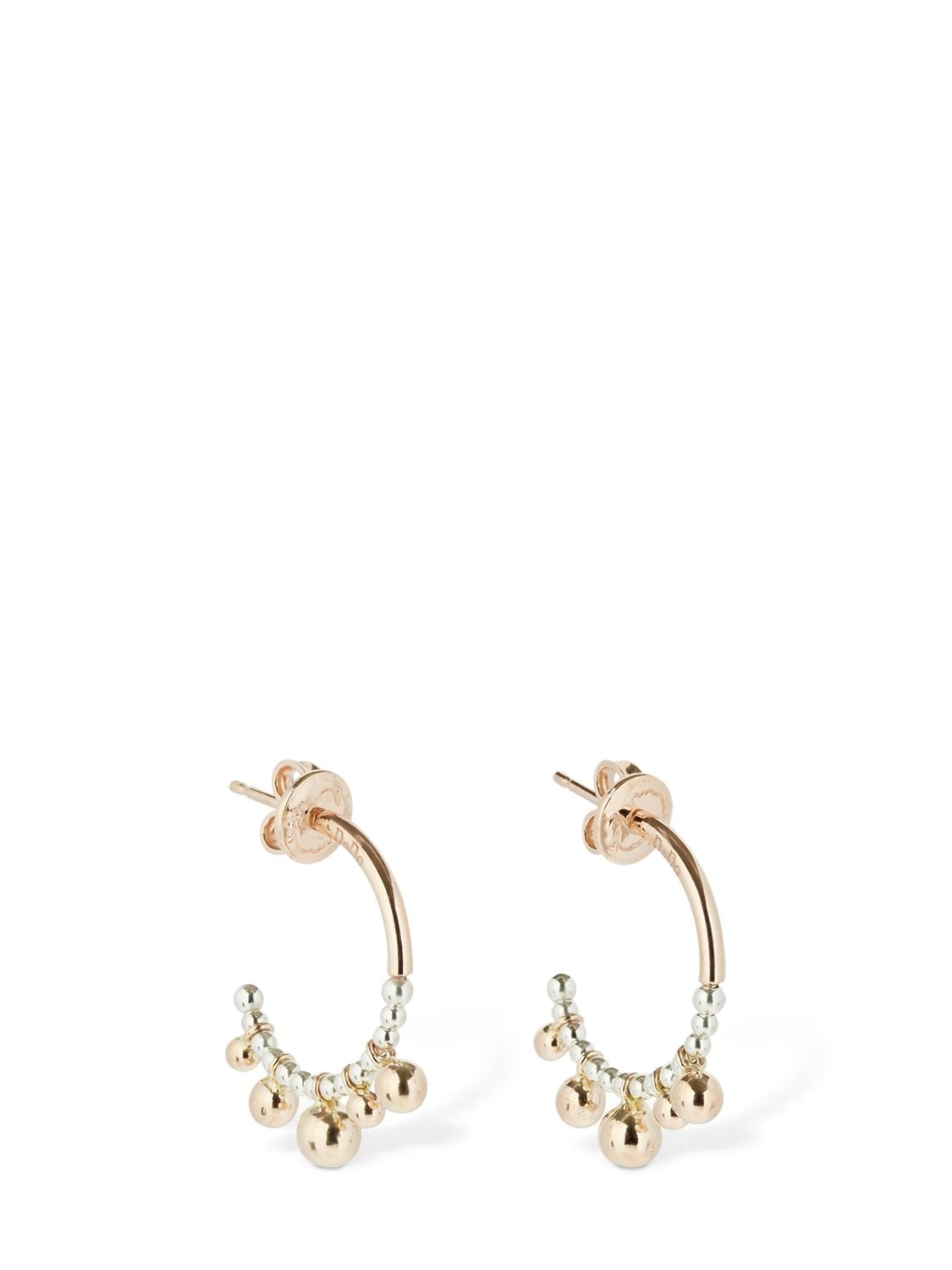 Shop Dodo Bollicine Small Hoop Earrings In Gold,silver