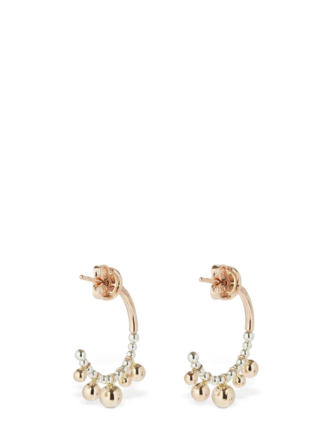 Shop Dodo Bollicine Small Hoop Earrings In Gold,silver