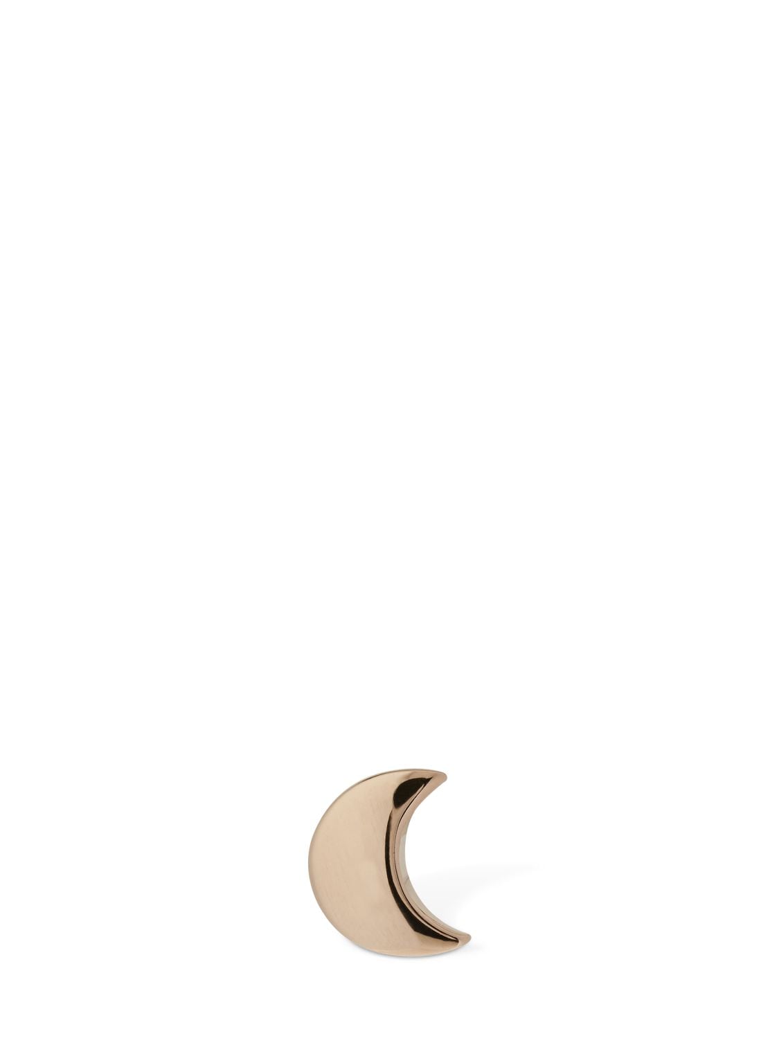 Dodo 9kt Rose Gold Luna Stud Mono Earring