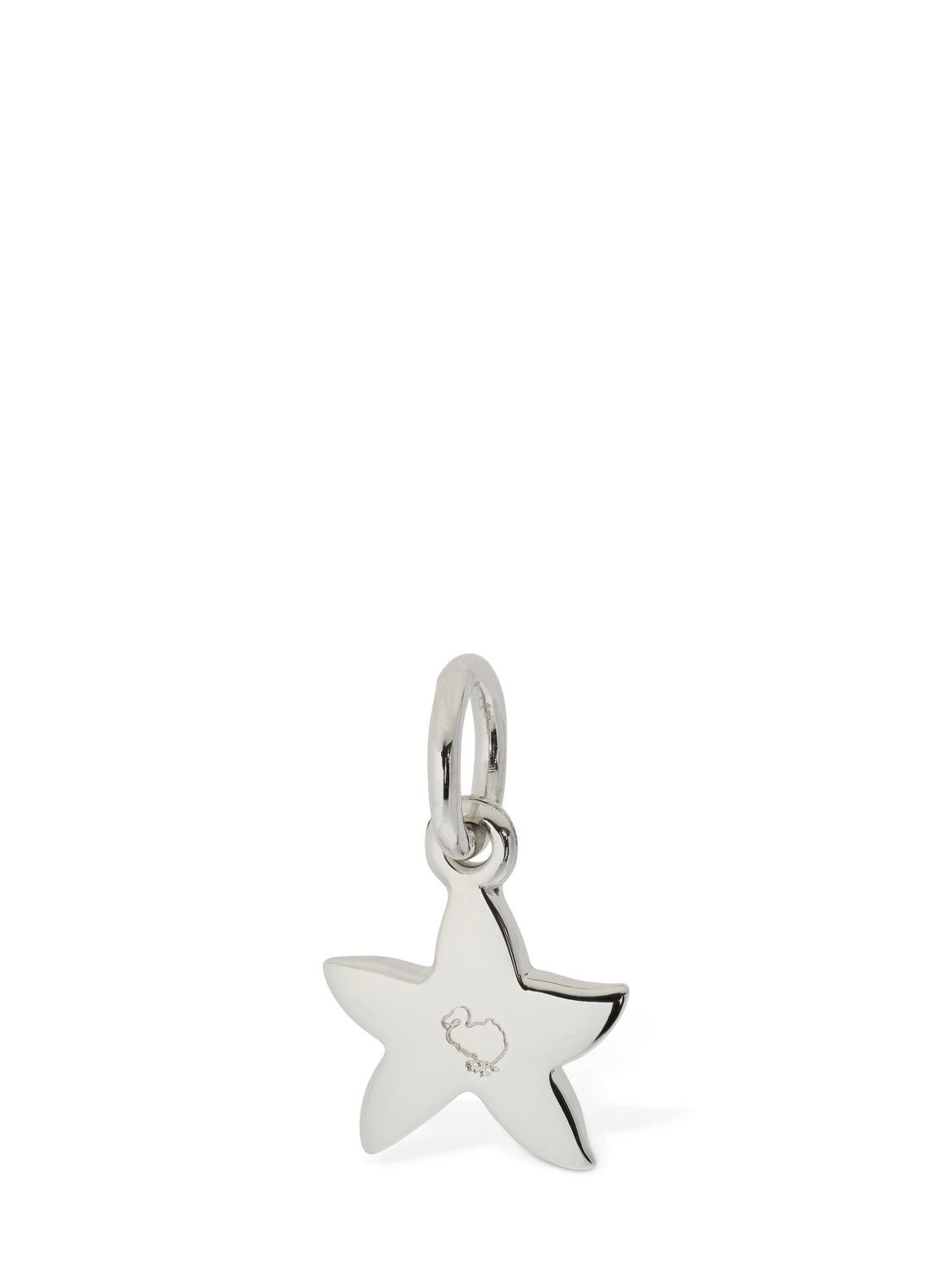 Shop Dodo 18kt White Gold Starfish Charm