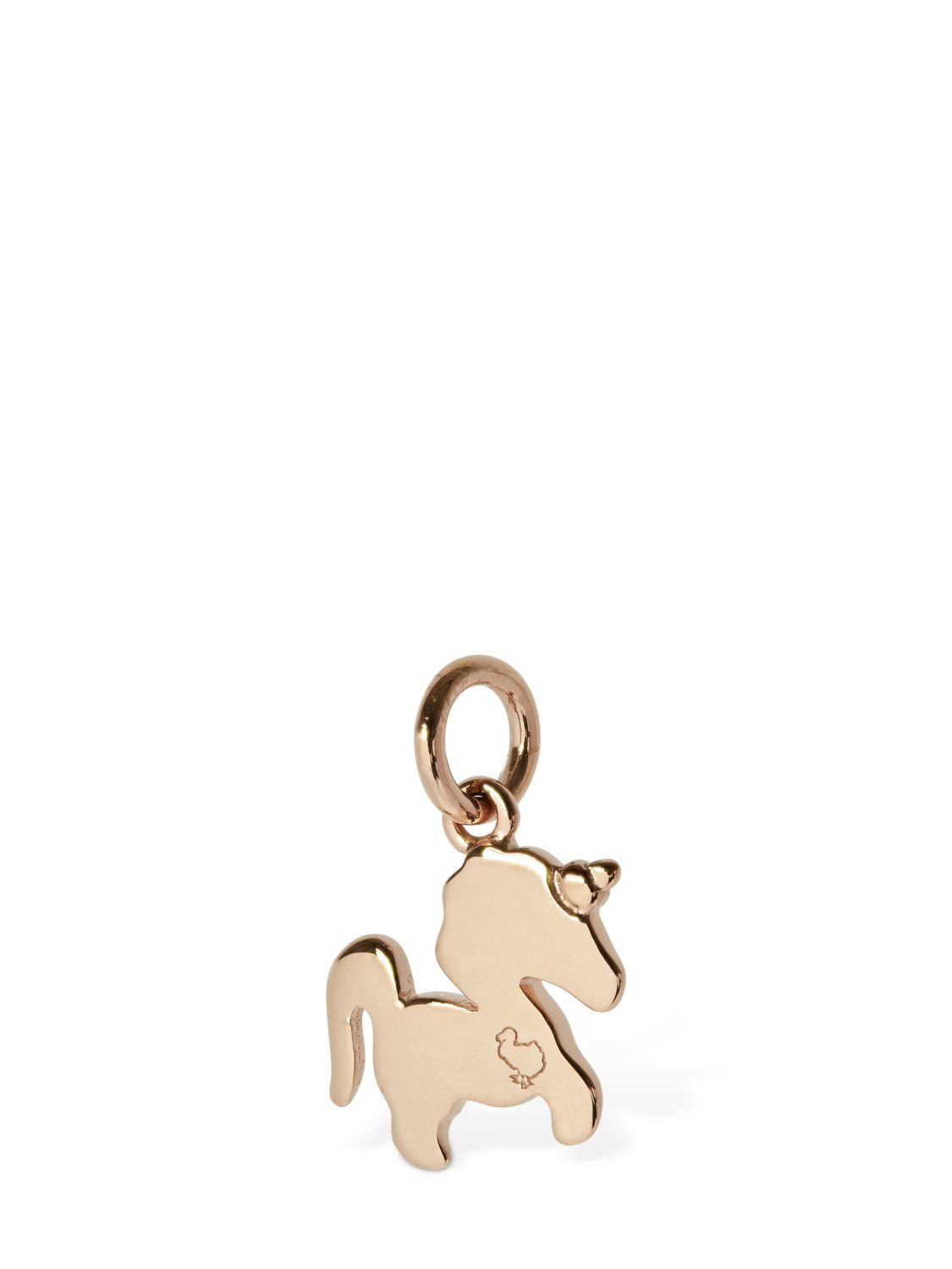 Shop Dodo 9kt Rose Gold Unicorn Charm