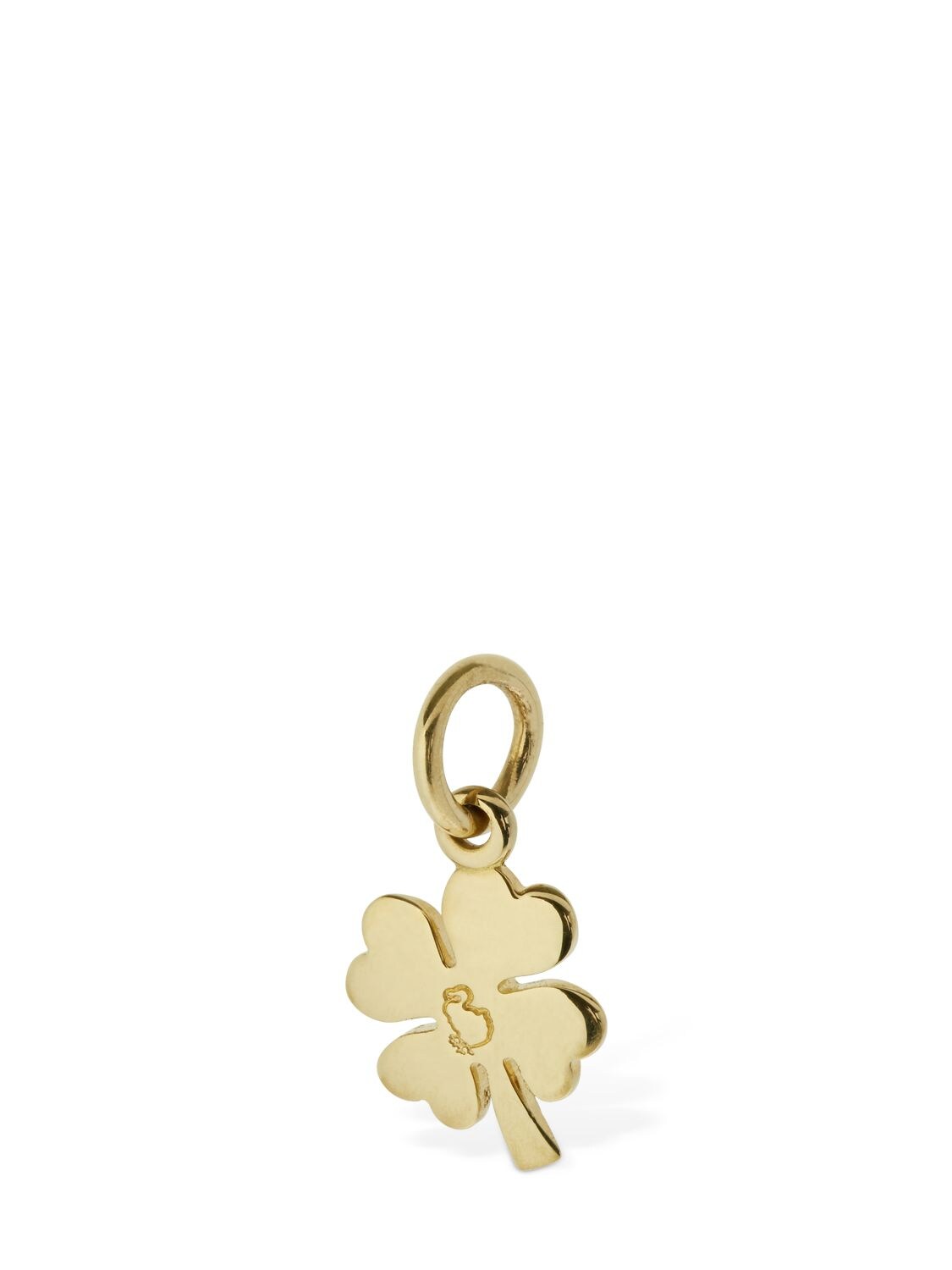 Shop Dodo 18kt Gold Four-leaf Clover Charm