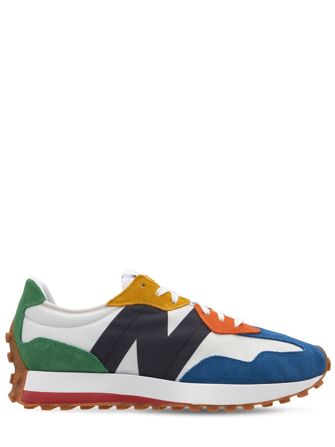 NEW BALANCE 327 SUEDE & MESH trainers,73IY8I010-UEJB0