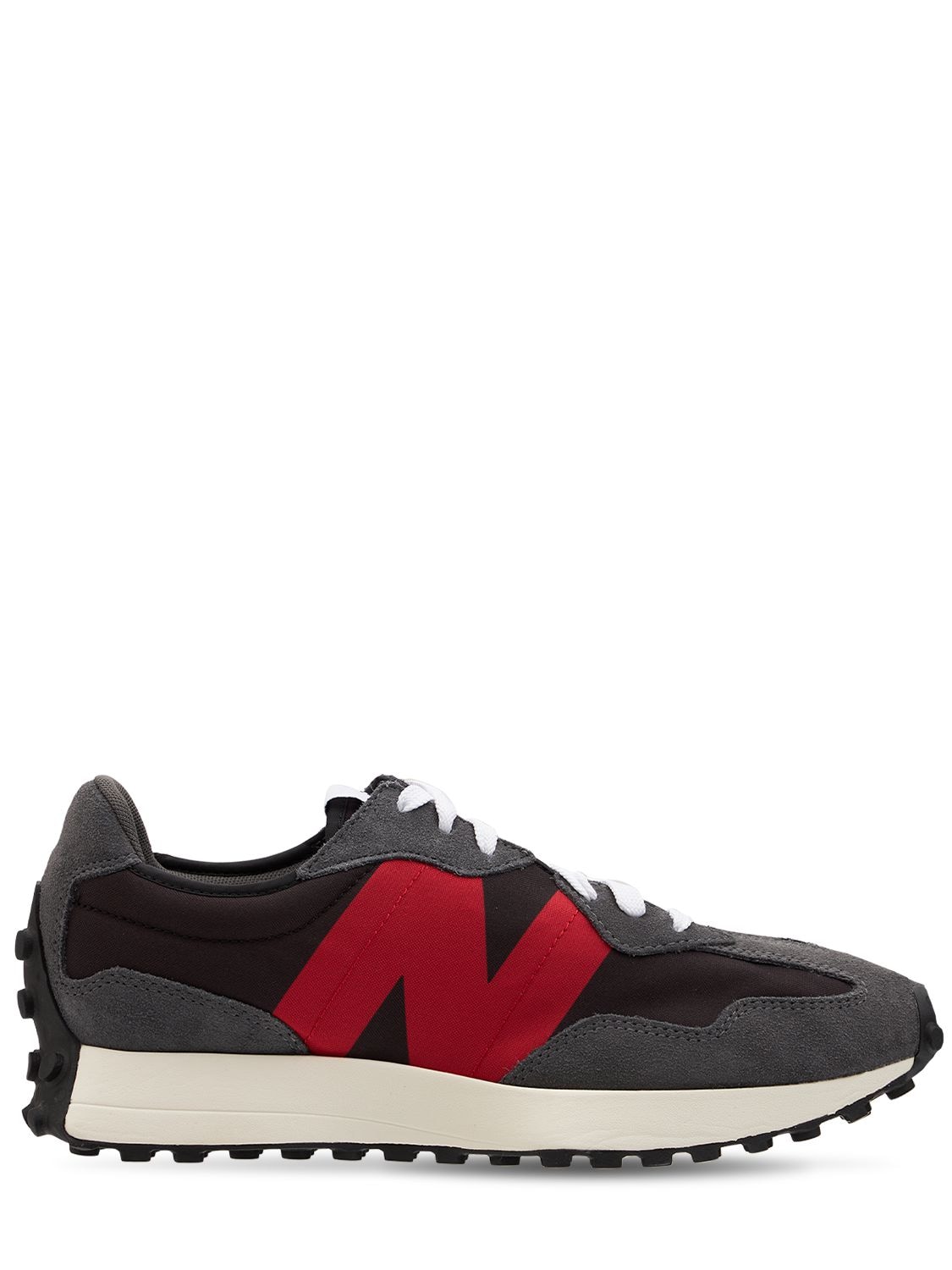 New Balance - 327 sneakers - Magnet/Blk/Red | Luisaviaroma