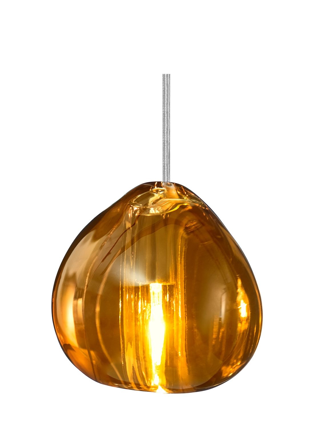 Terzani Lighting Mizu Pendant Lamp In Cognac