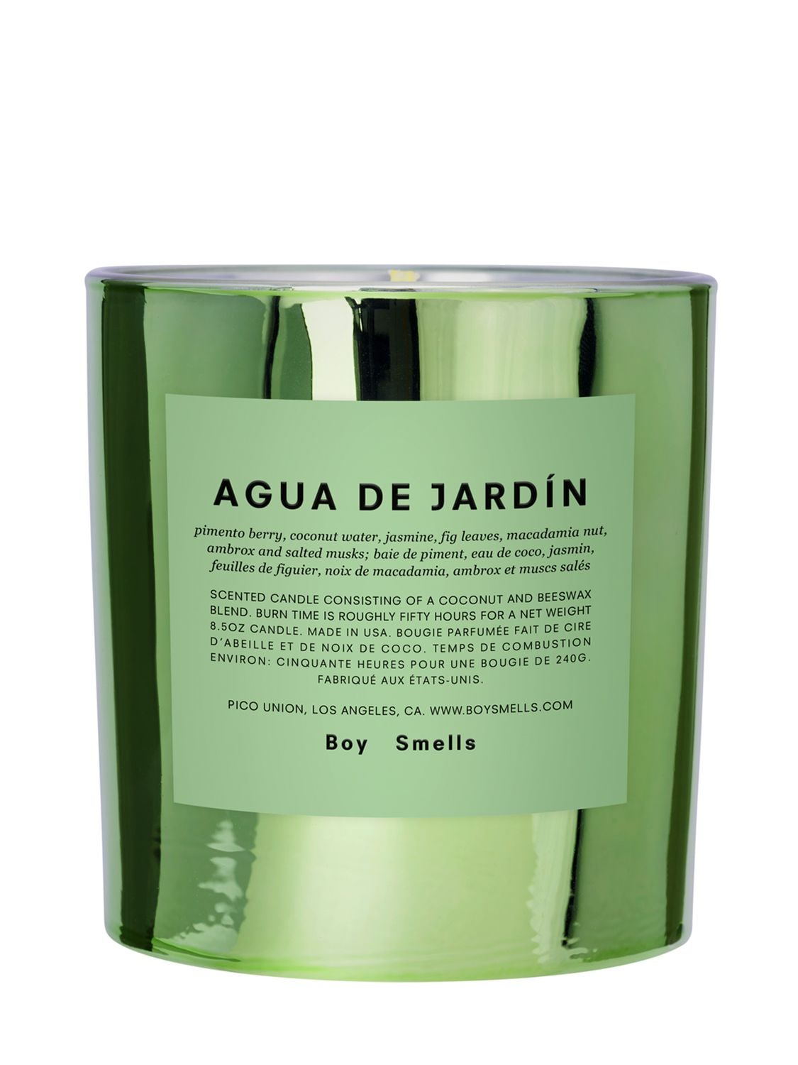 BOY SMELLS 240G AGUA DE JARDIN SCENTED CANDLE