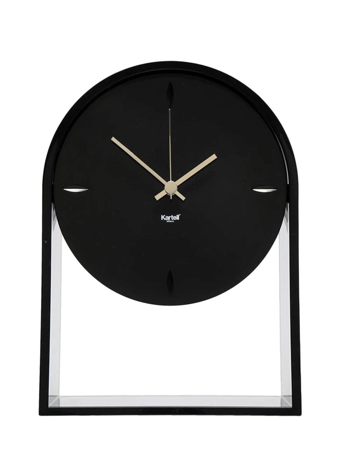 Kartell Air Du Temps Clock In Black