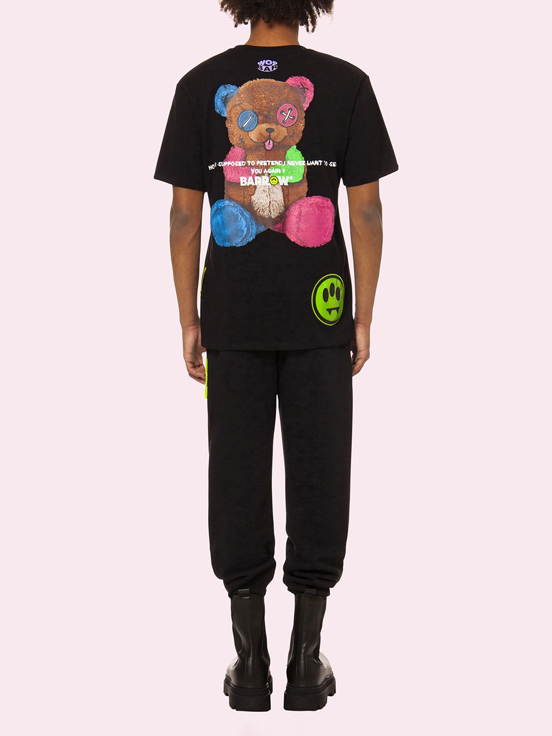 BARROW COTTON BEAR PRINTED T-SHIRT