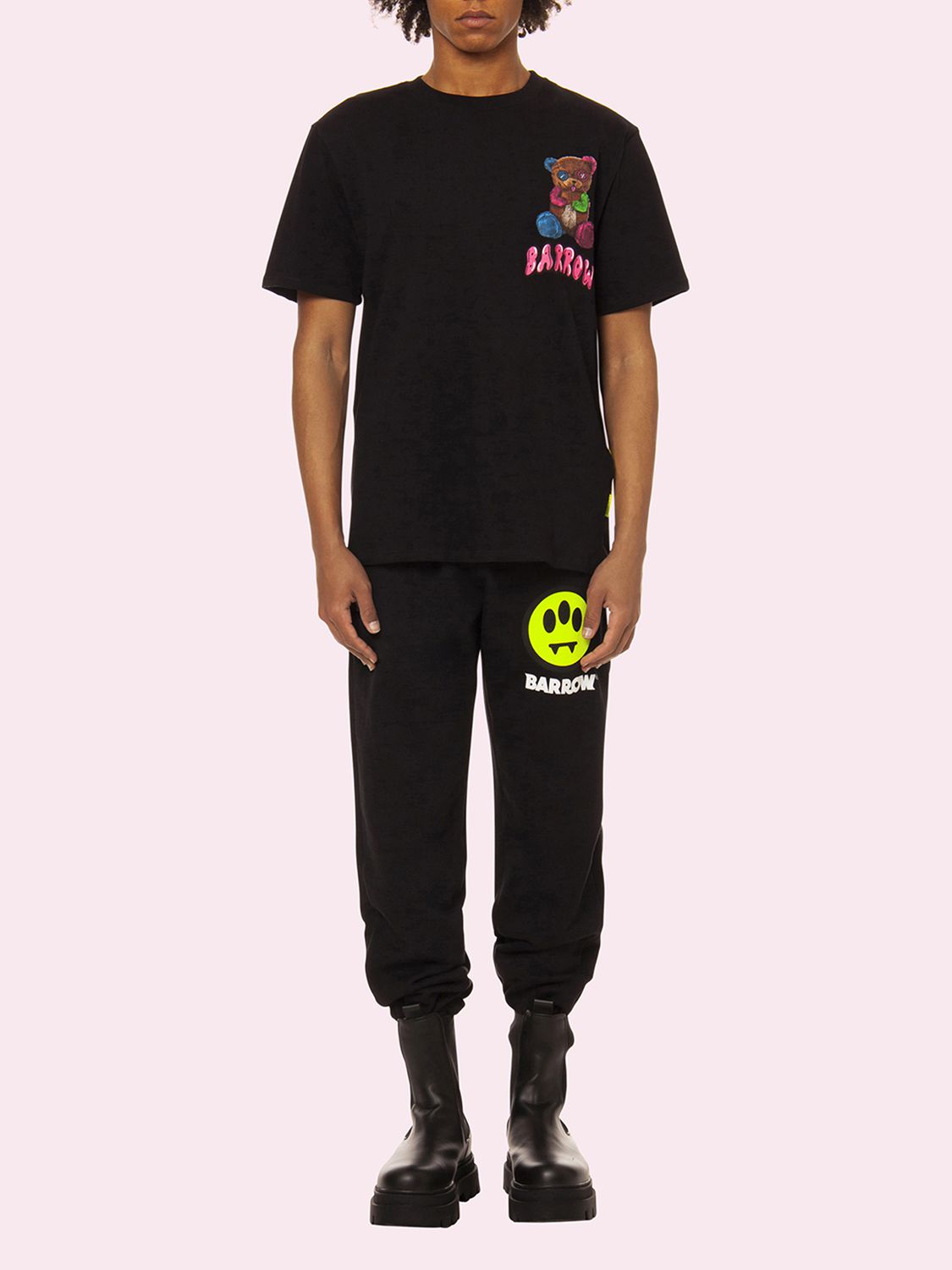 BARROW COTTON BEAR PRINTED T-SHIRT