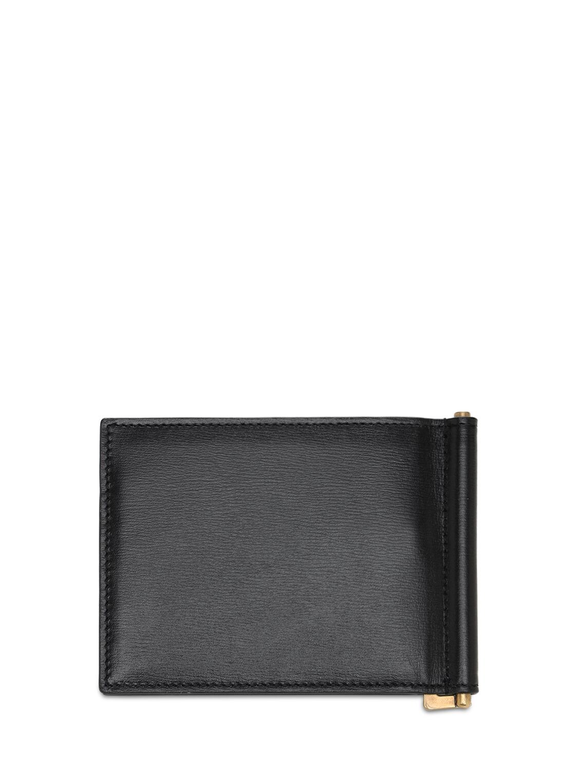 Saint Laurent YSL Bill Clip Wallet - Black