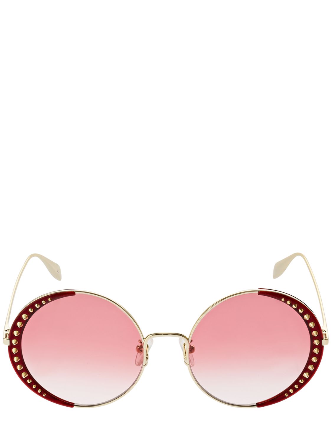 ALEXANDER MCQUEEN, Occhiali Da Sole In Metallo Curtail Borchie |  Network-presidentsShops
