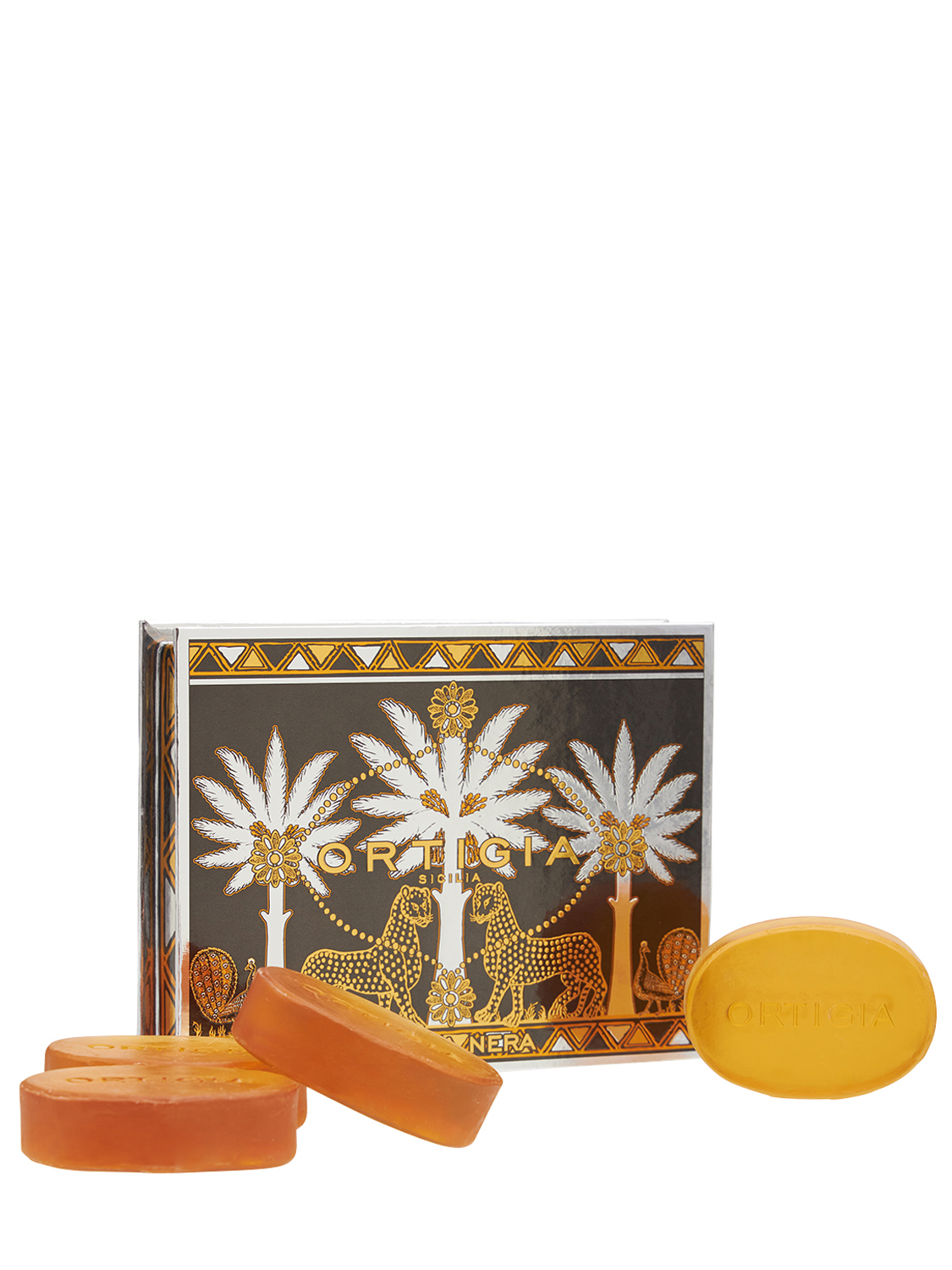 Set Mit 4 40g Ambra Nera-glycerinseifen