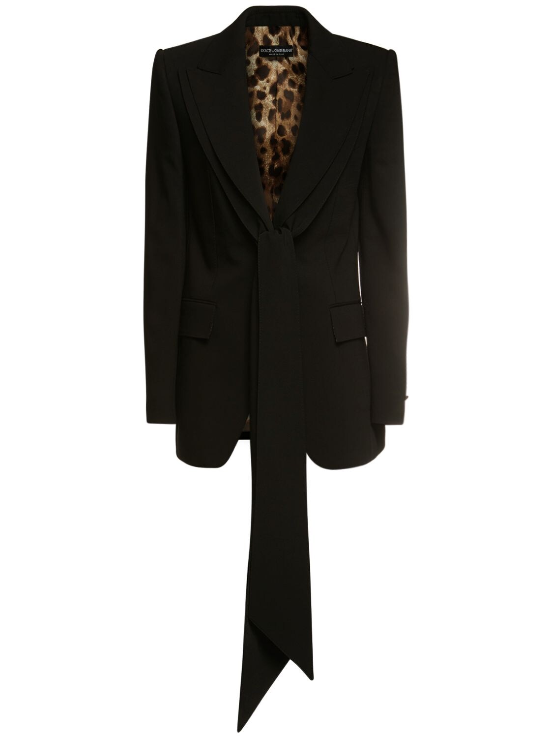 Tailored Stretch Wool Jacket