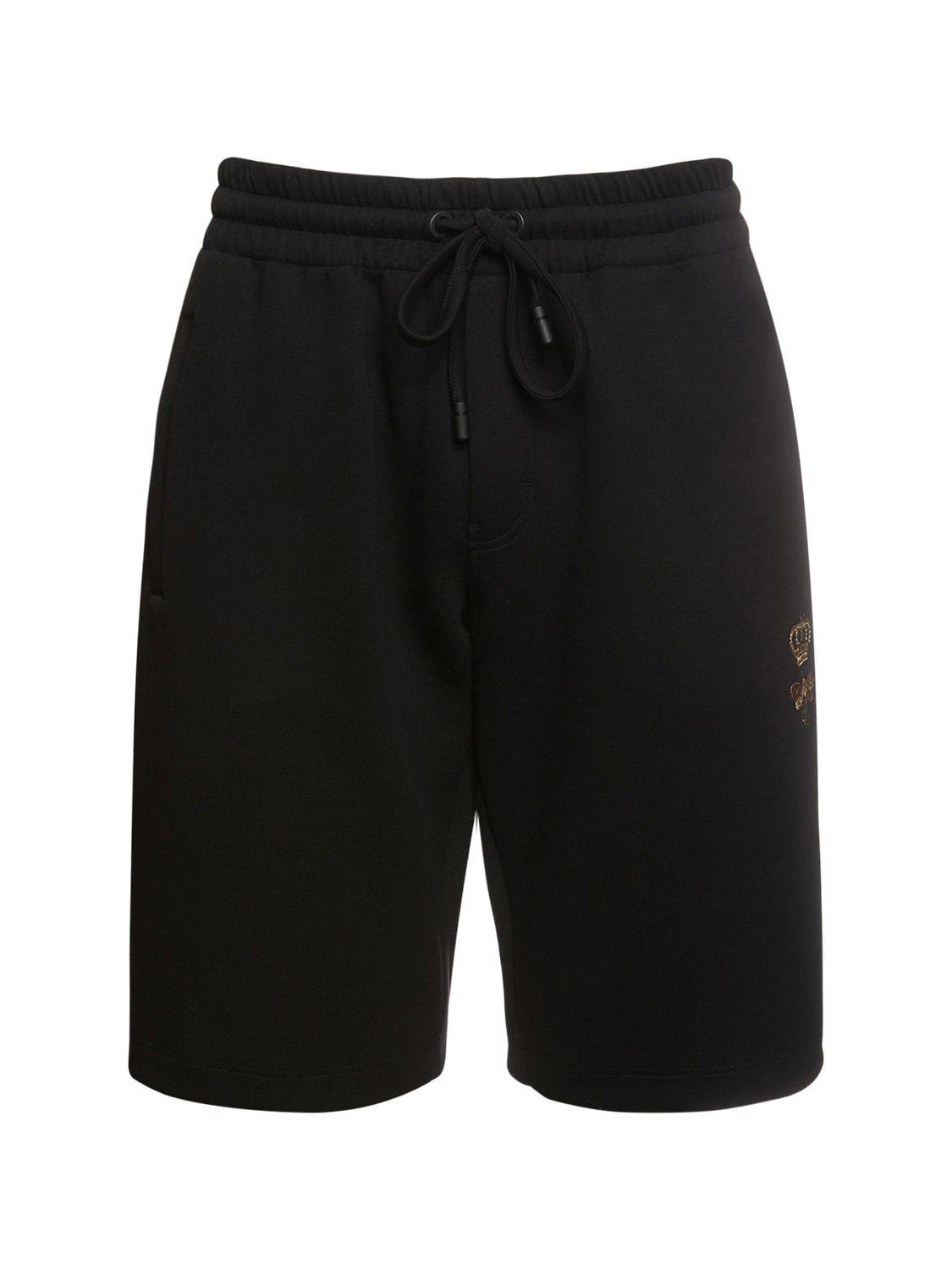 Bee & Crown Embroidered Cotton Shorts
