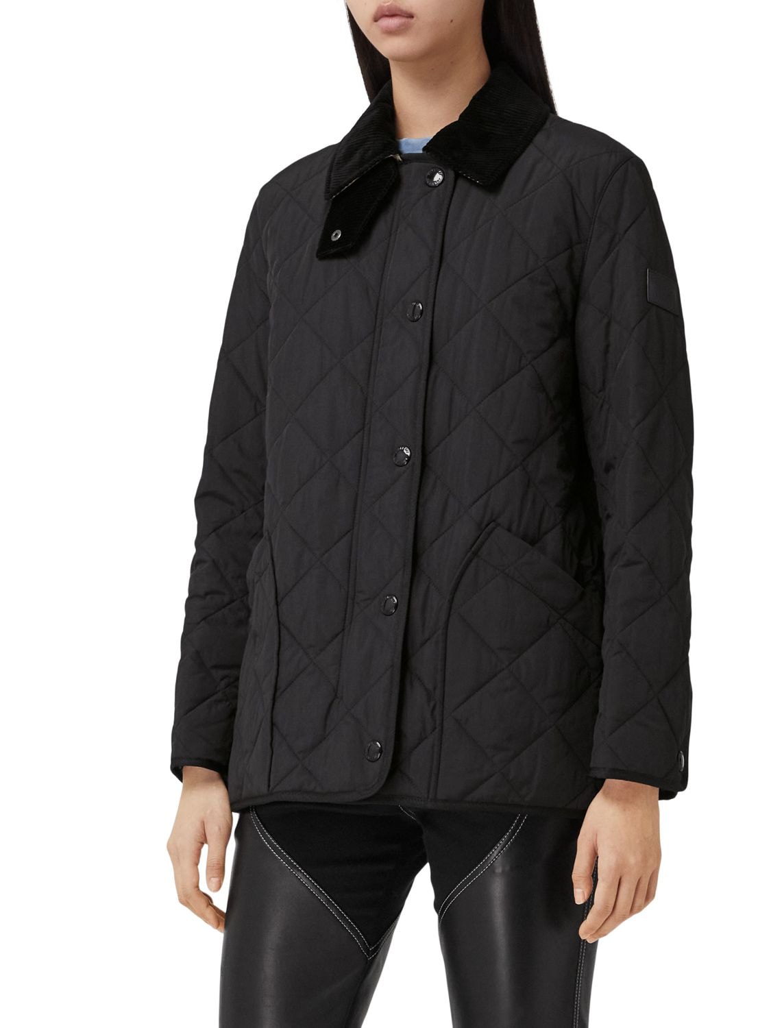 Shop Burberry Cotswold Quilted Nylon Jacket In Schwarz