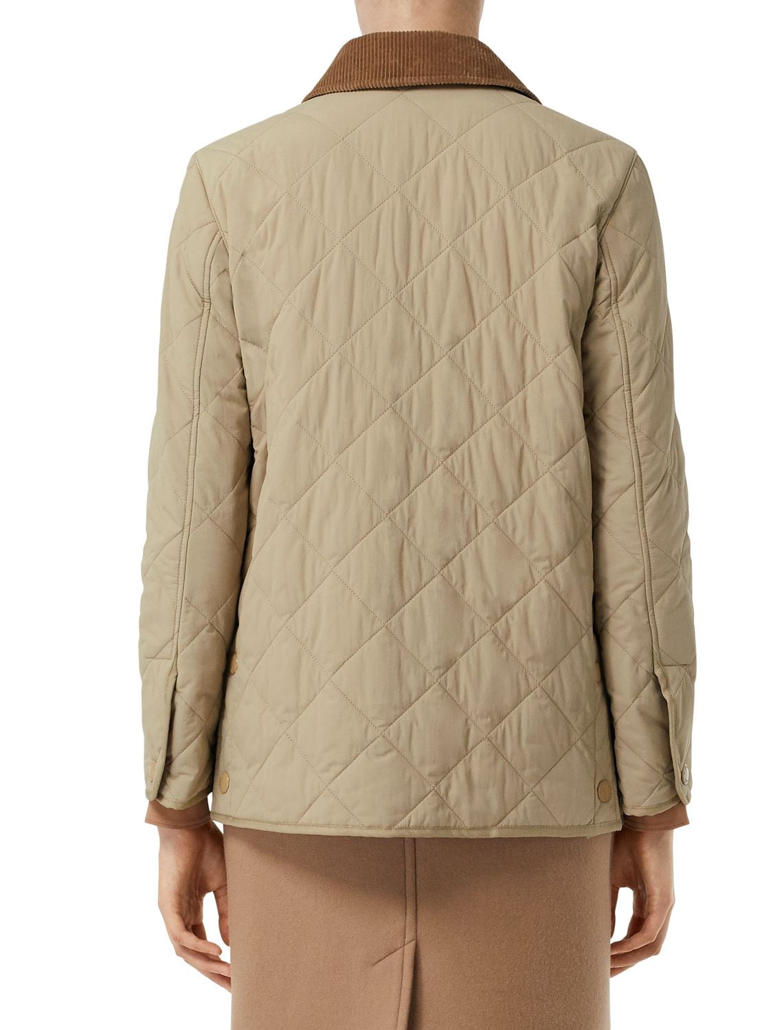 Shop Burberry Cotswold Quilted Nylon Jacket In Beige