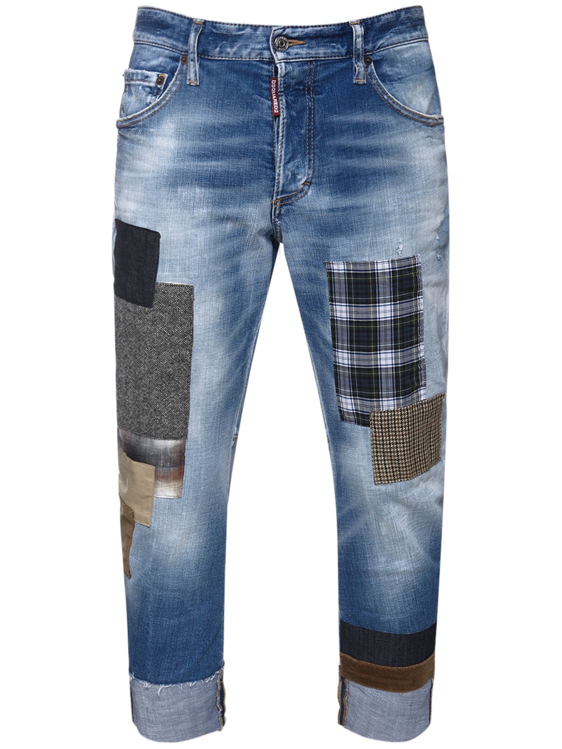 Dsquared2 17.5cm Sailor Cotton Denim Jeans In Blue | ModeSens